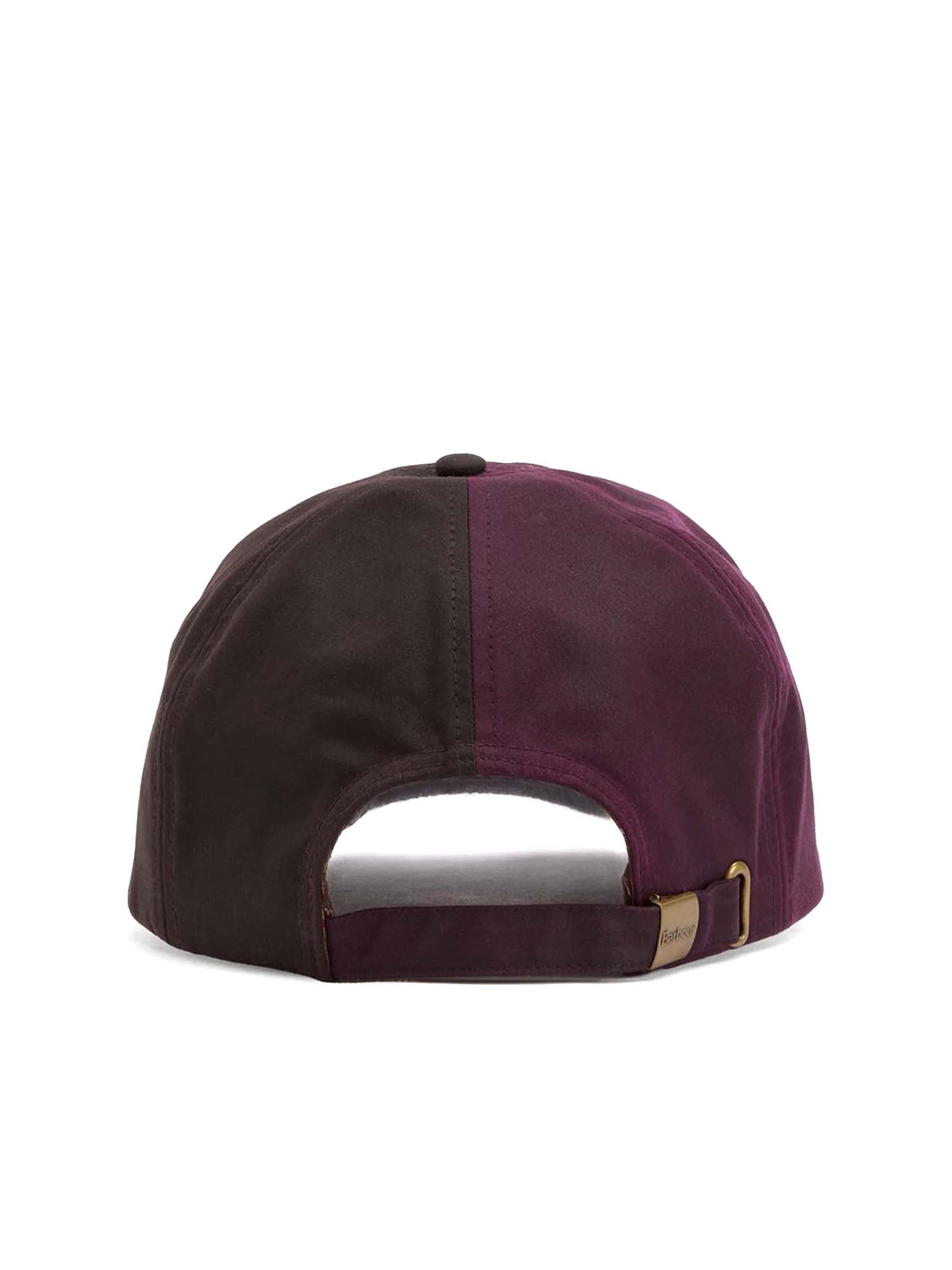 Barbour Cappellino Beauly in tessuto cerato Bordeaux