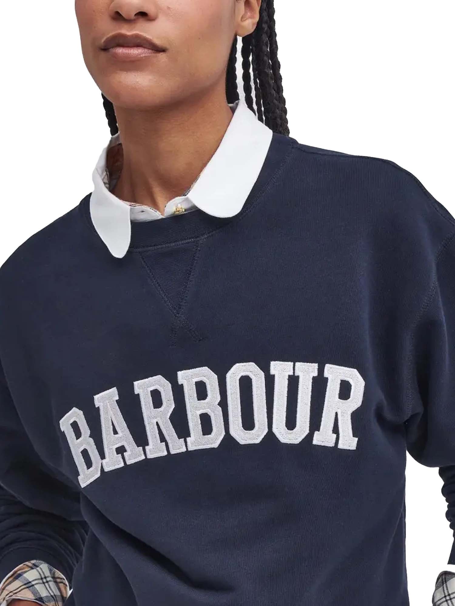 Barbour Felpa Northumberland Blu