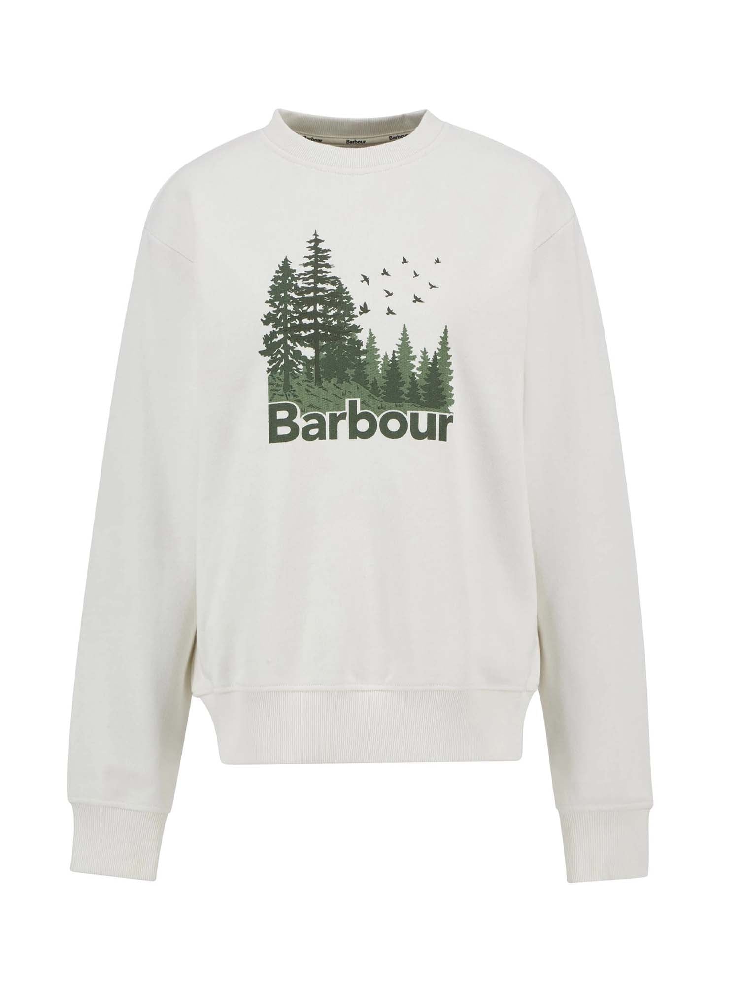 Barbour Felpa Matilda Bianco