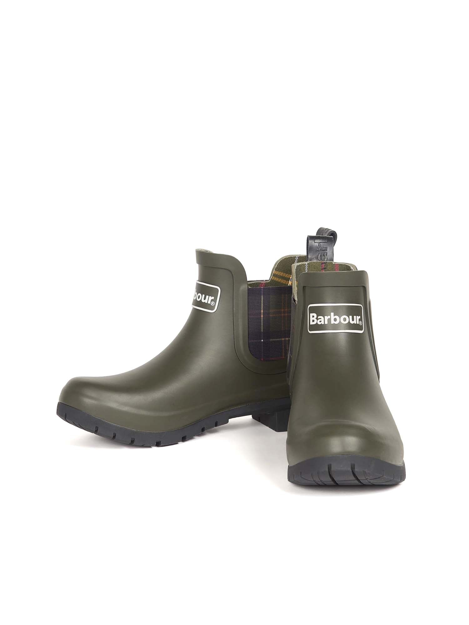 Barbour Stivaletti Wellington Kingham Verde