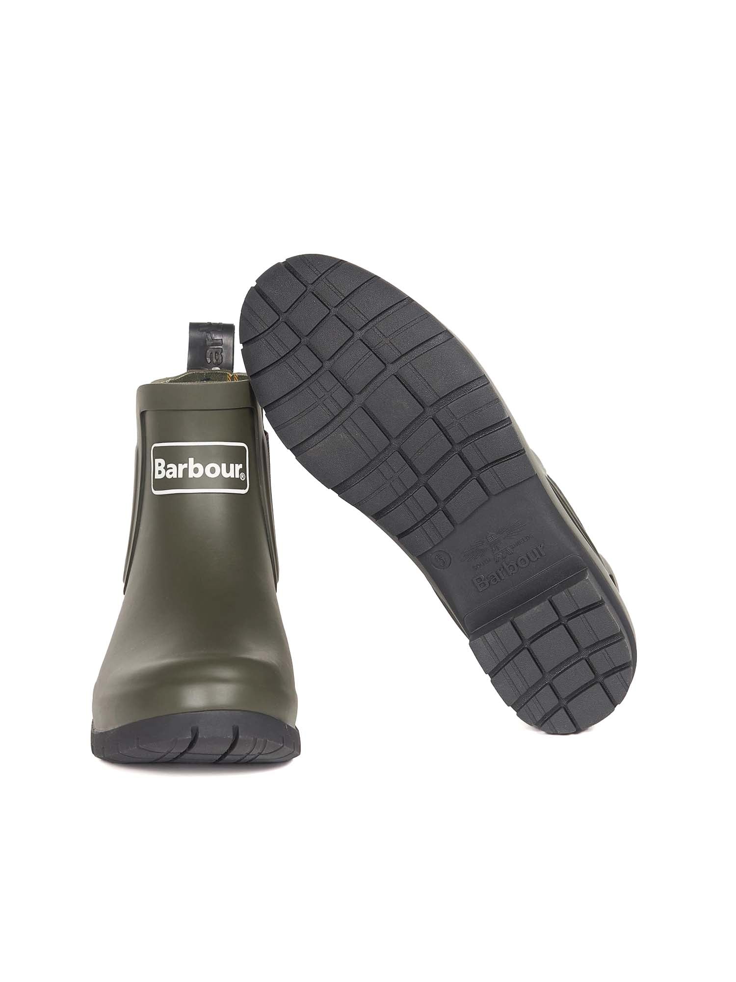 Barbour Stivaletti Wellington Kingham Verde