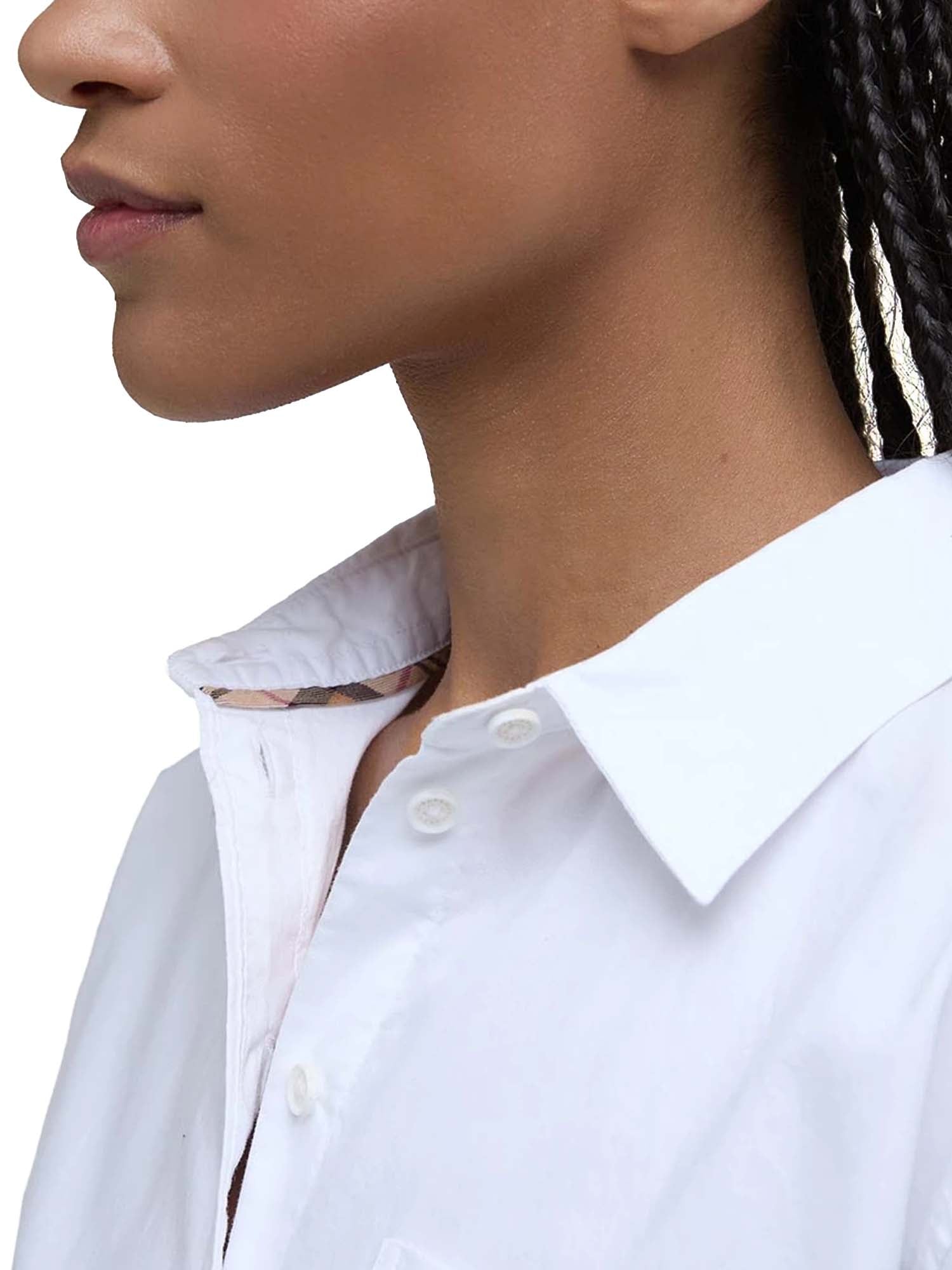 Barbour Camicia comoda Freya Bianco