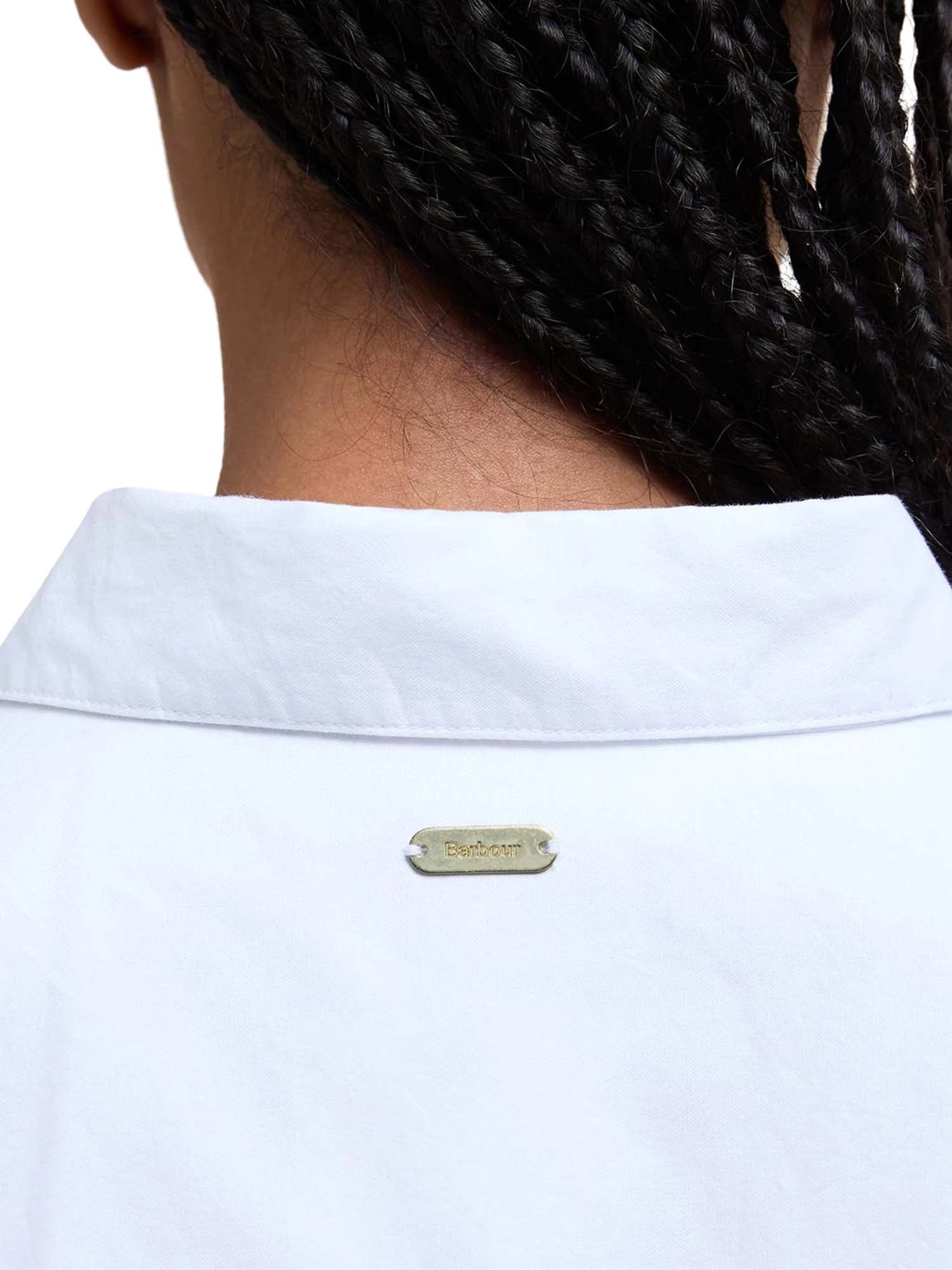 Barbour Camicia comoda Freya Bianco