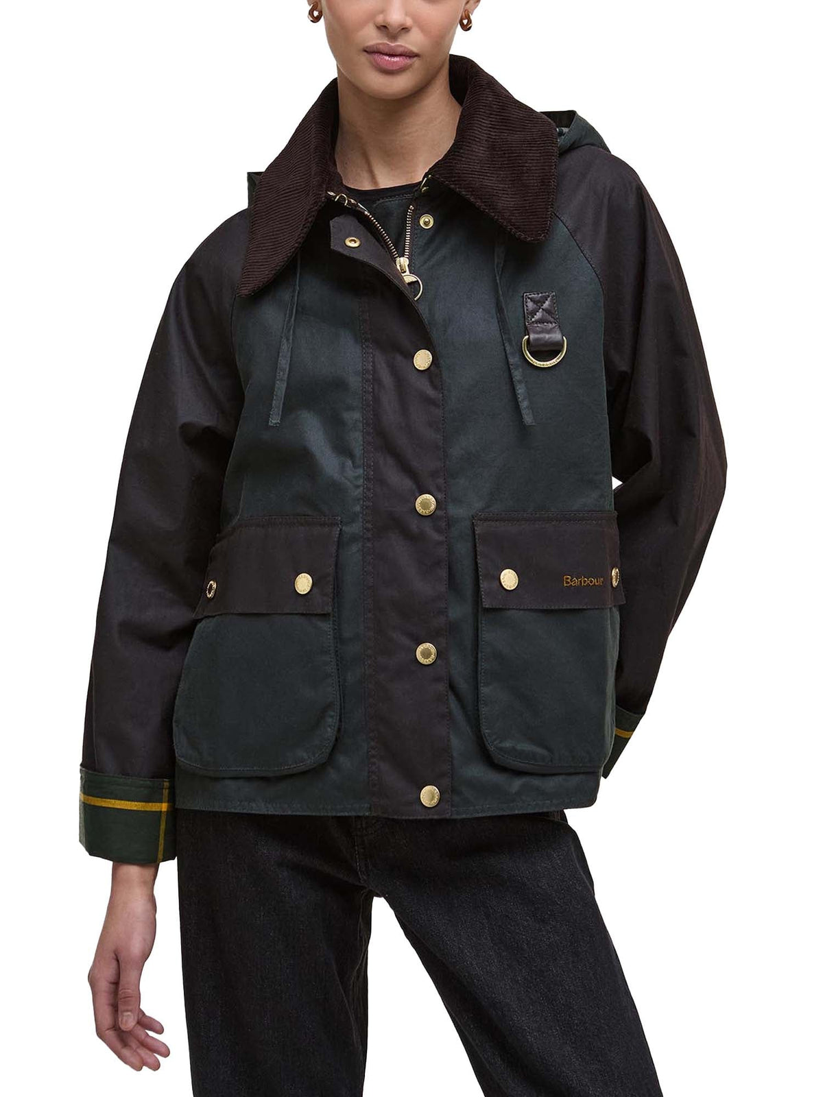 Barbour Giacca cerata Reighton Spey Verde