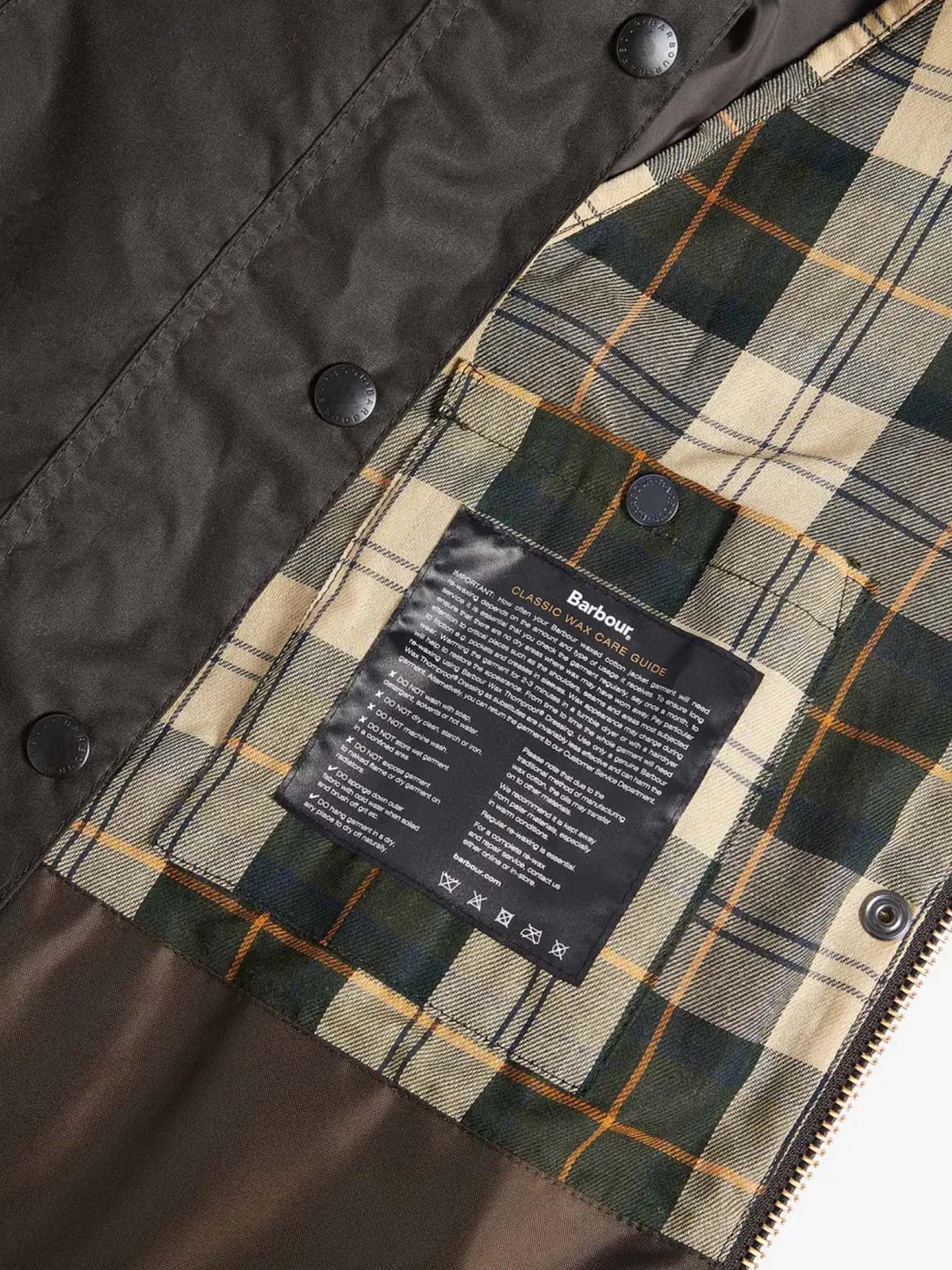 Barbour Giacca cerata Bedale da donna Verde