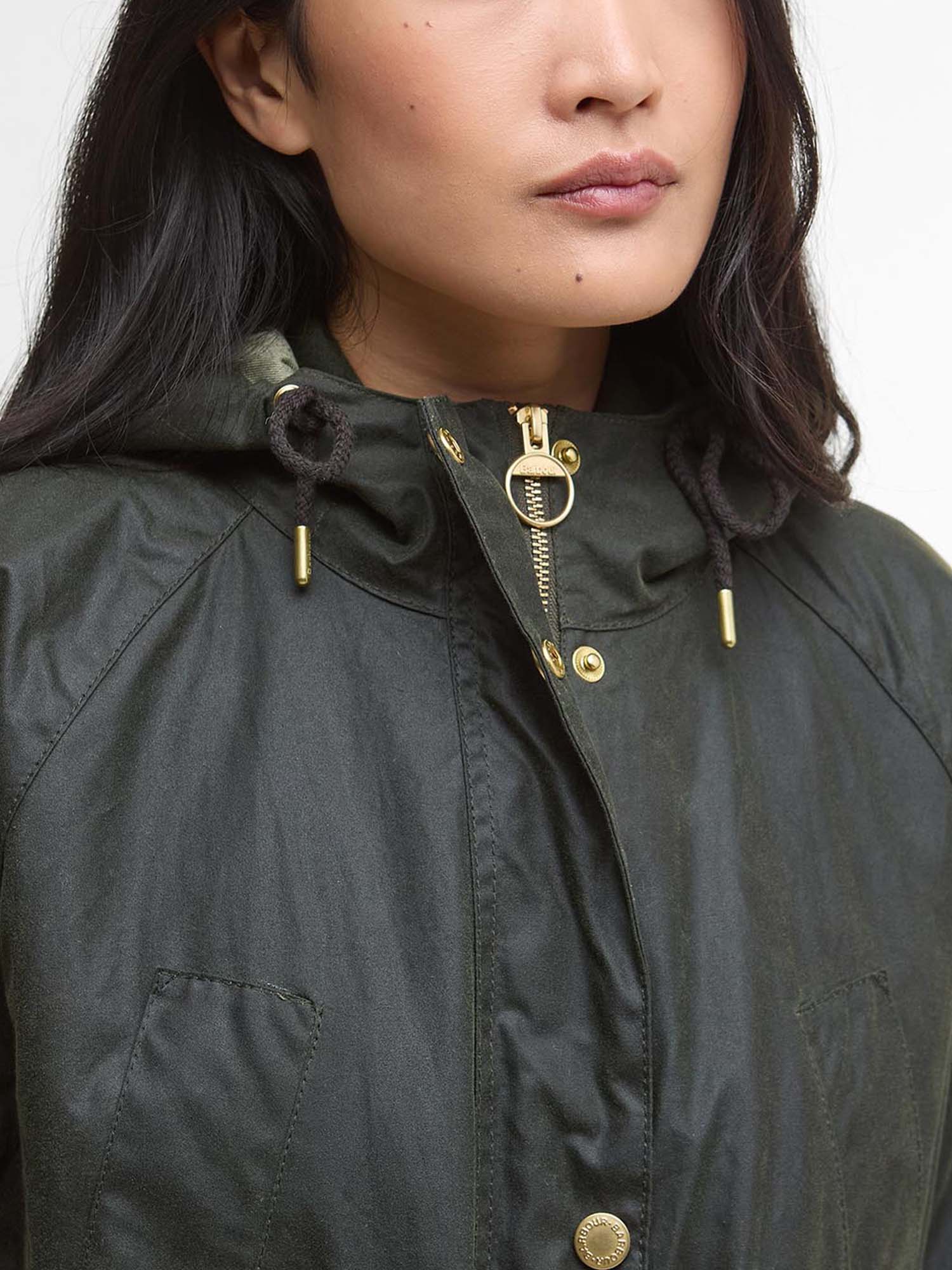 Barbour Parka cerato Marcy Verde