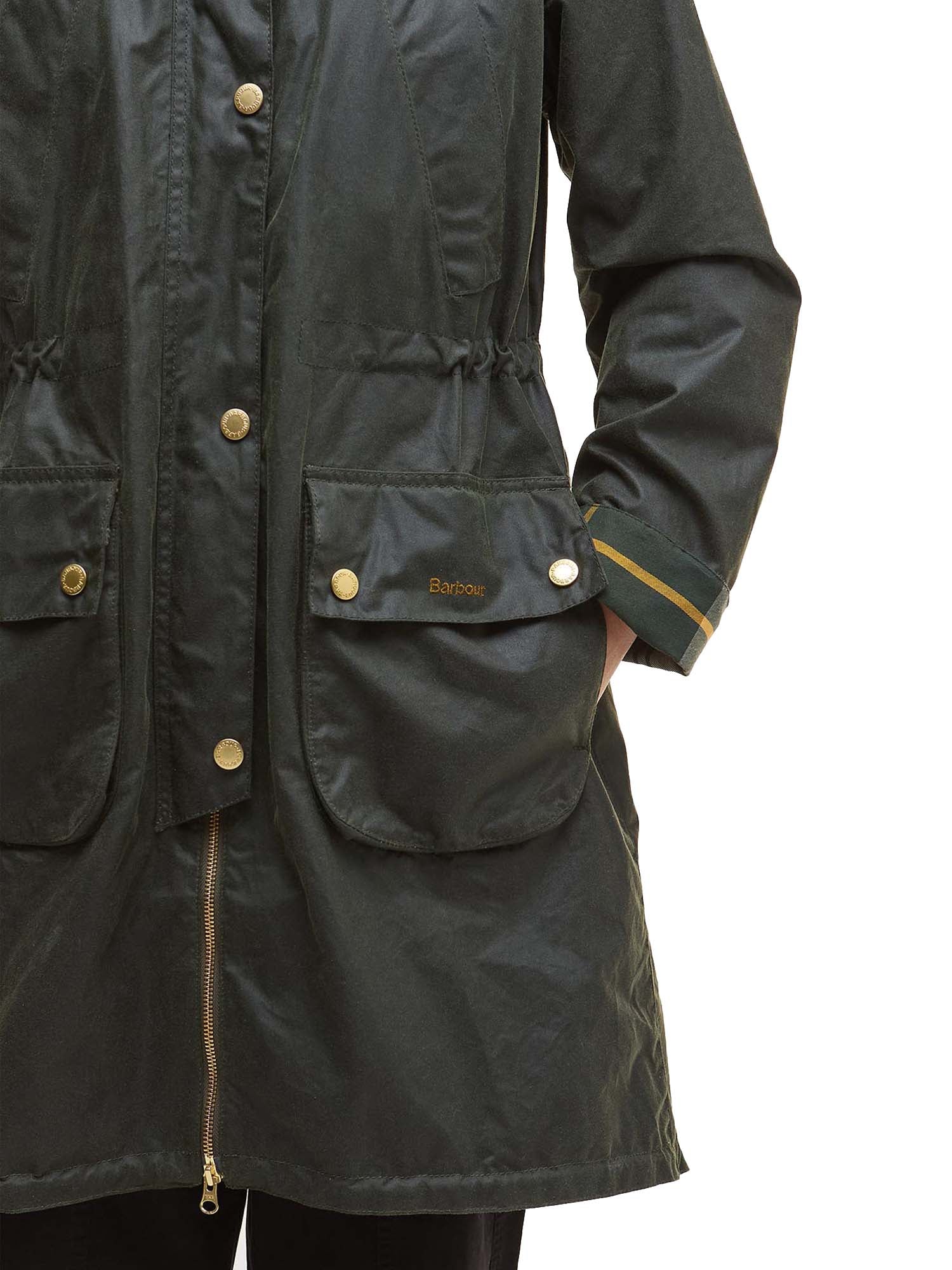 Barbour Parka cerato Marcy Verde