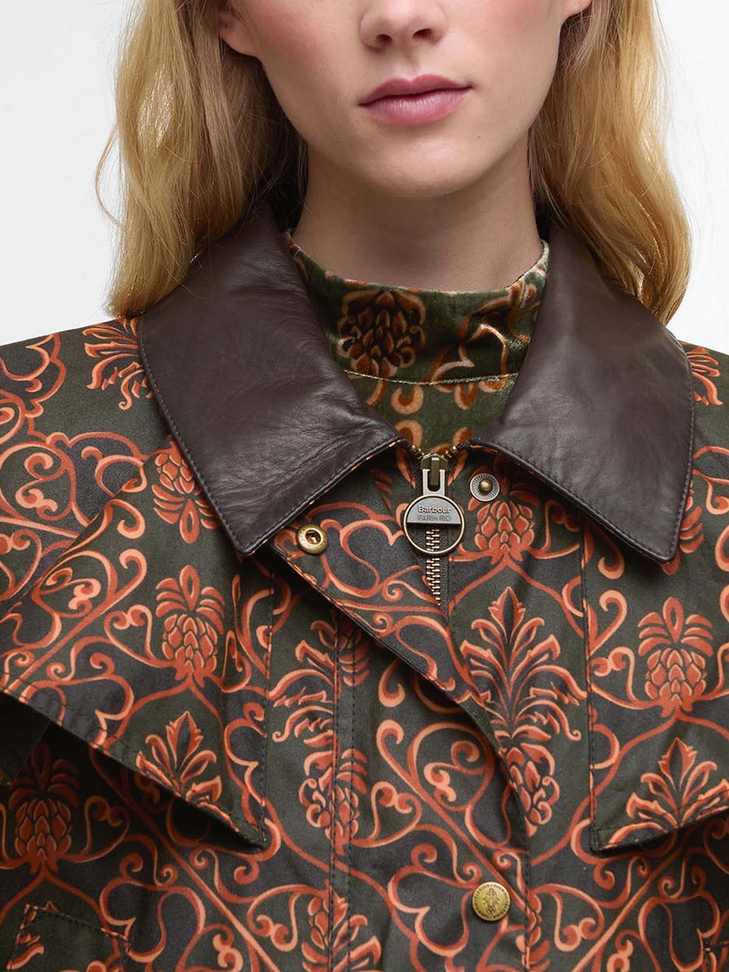 Barbour Giacca cerata Luana Multicolore