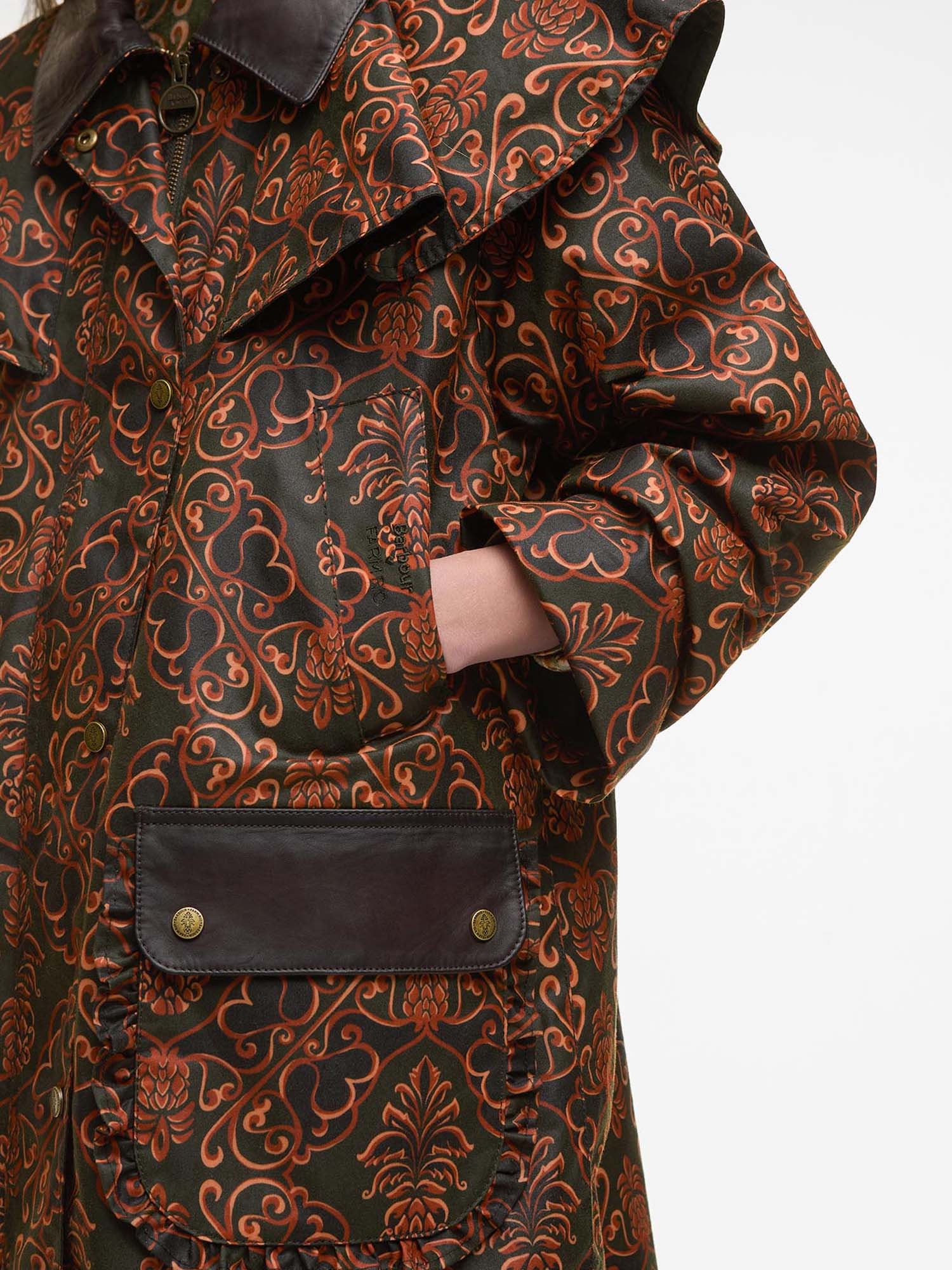 Barbour Giacca cerata Luana Multicolore