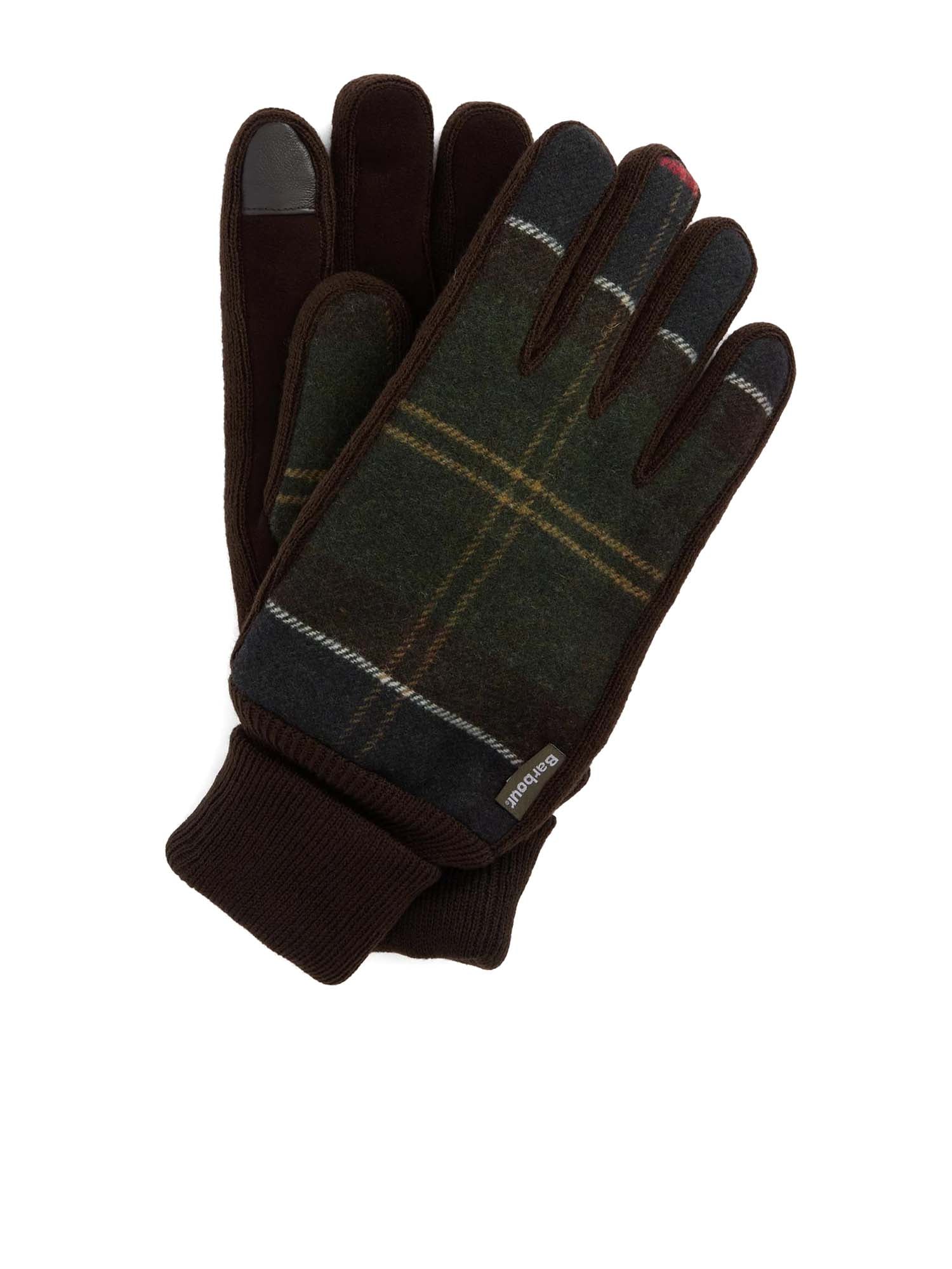 Barbour Guanti in tartan Hackney Multicolore
