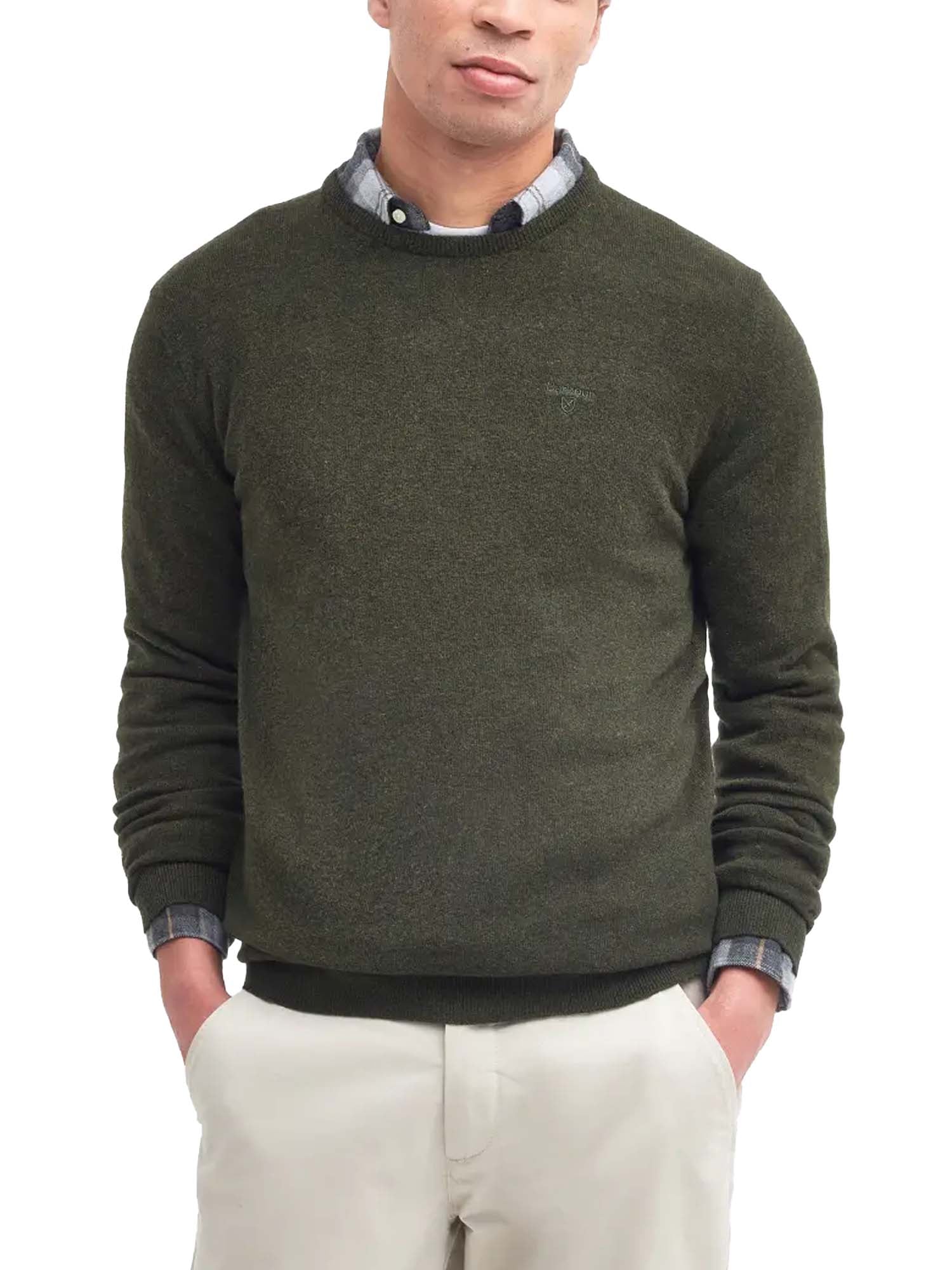 Barbour Maglione girocollo Essential Verde