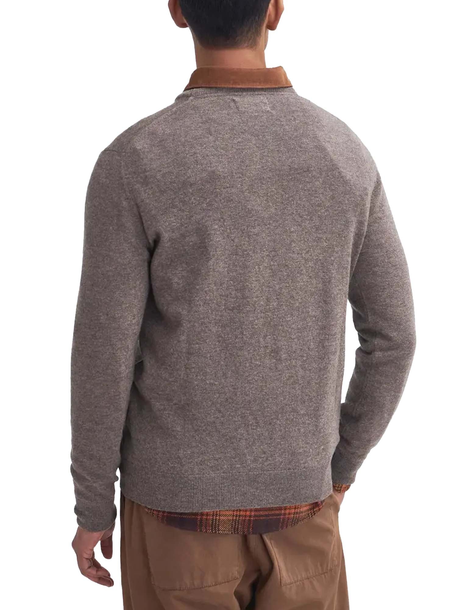 Barbour Maglione girocollo Essential Bianco