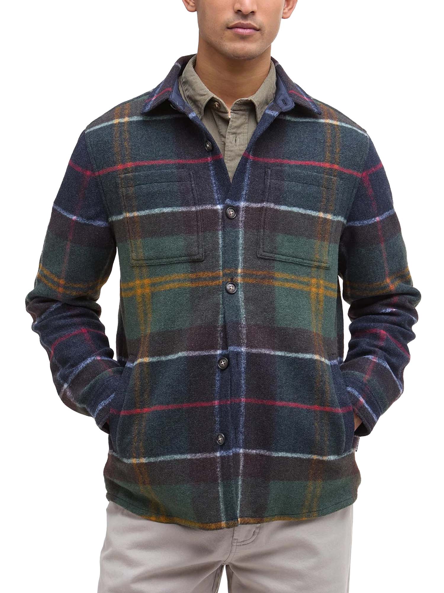 Barbour Overshirt Chapter a quadri Multicolore