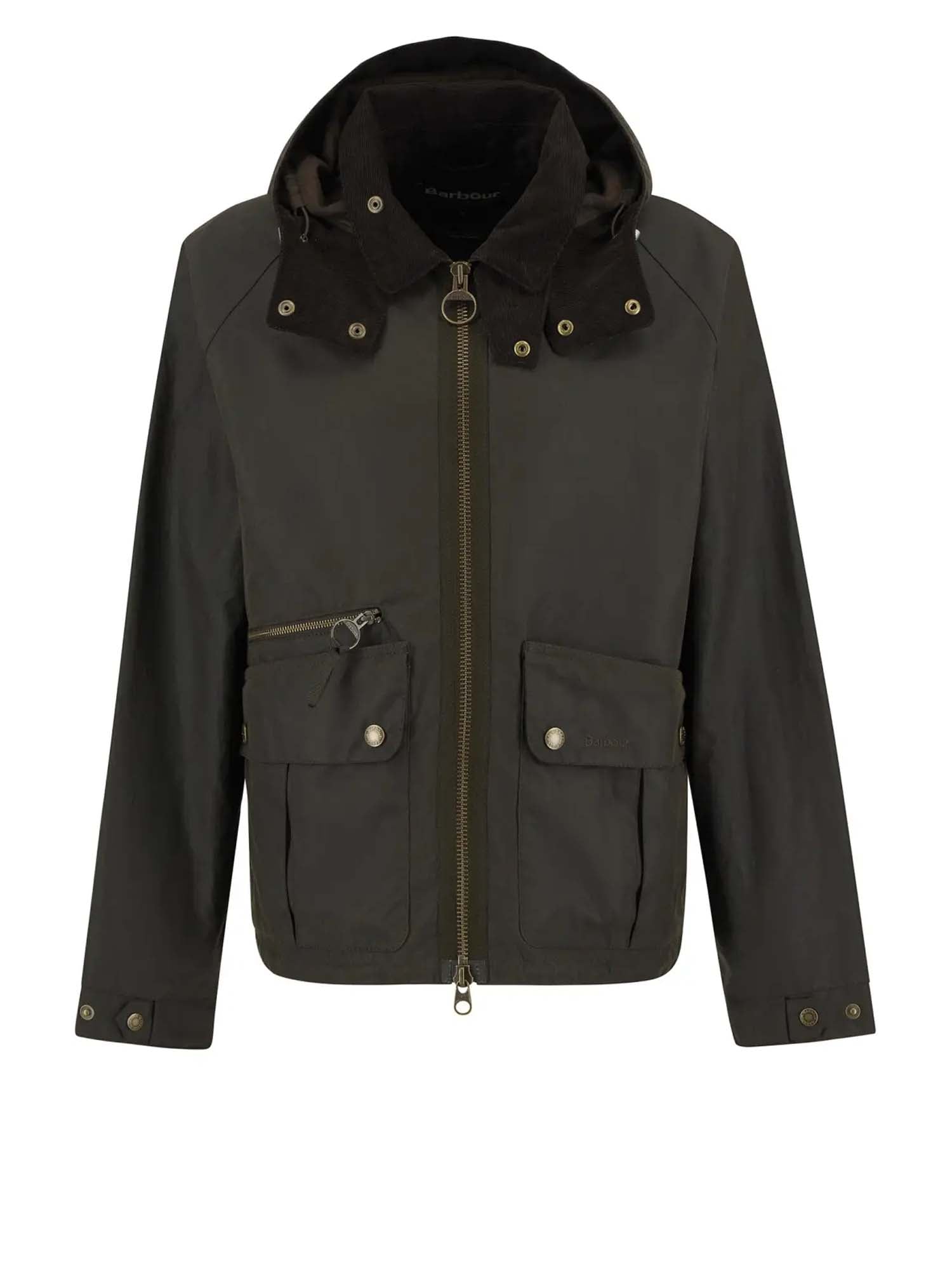 Barbour Giacca cerata Re-Engineered Bardon Spey Verde