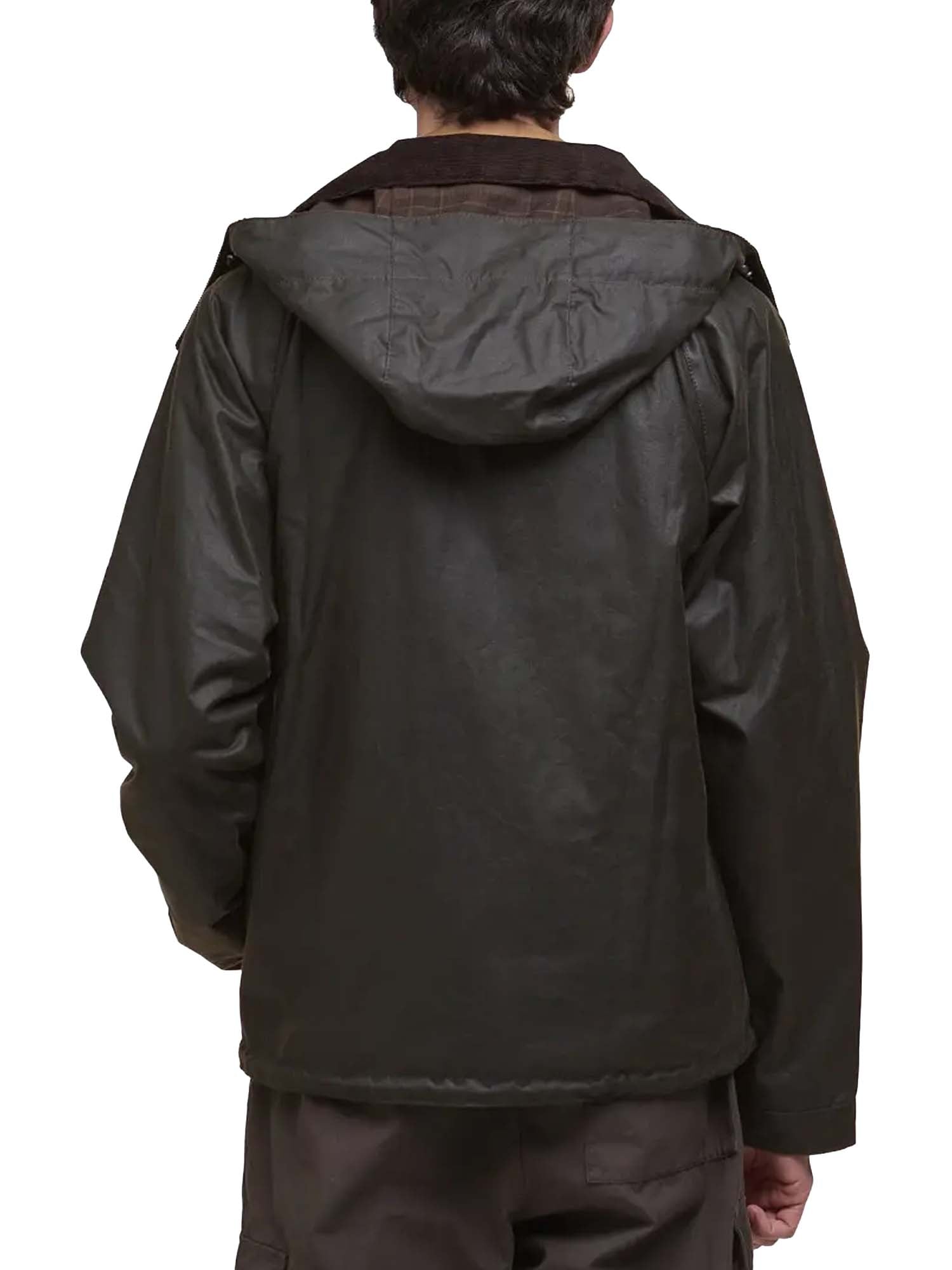 Barbour Giacca cerata Re-Engineered Bardon Spey Verde