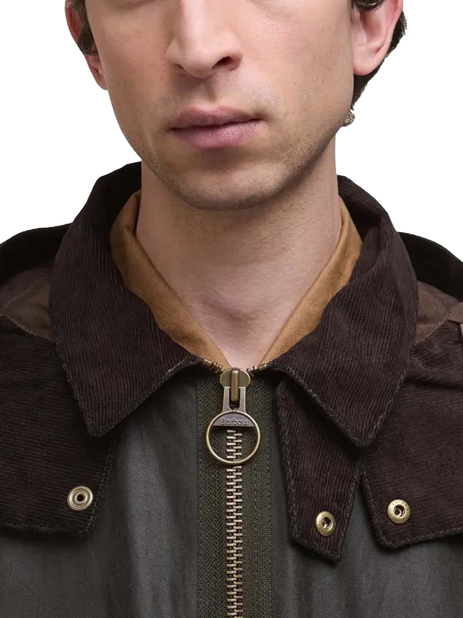 Barbour Re-Engineered Bardon Spey Wax Jacket Prezzo - Banana Benz