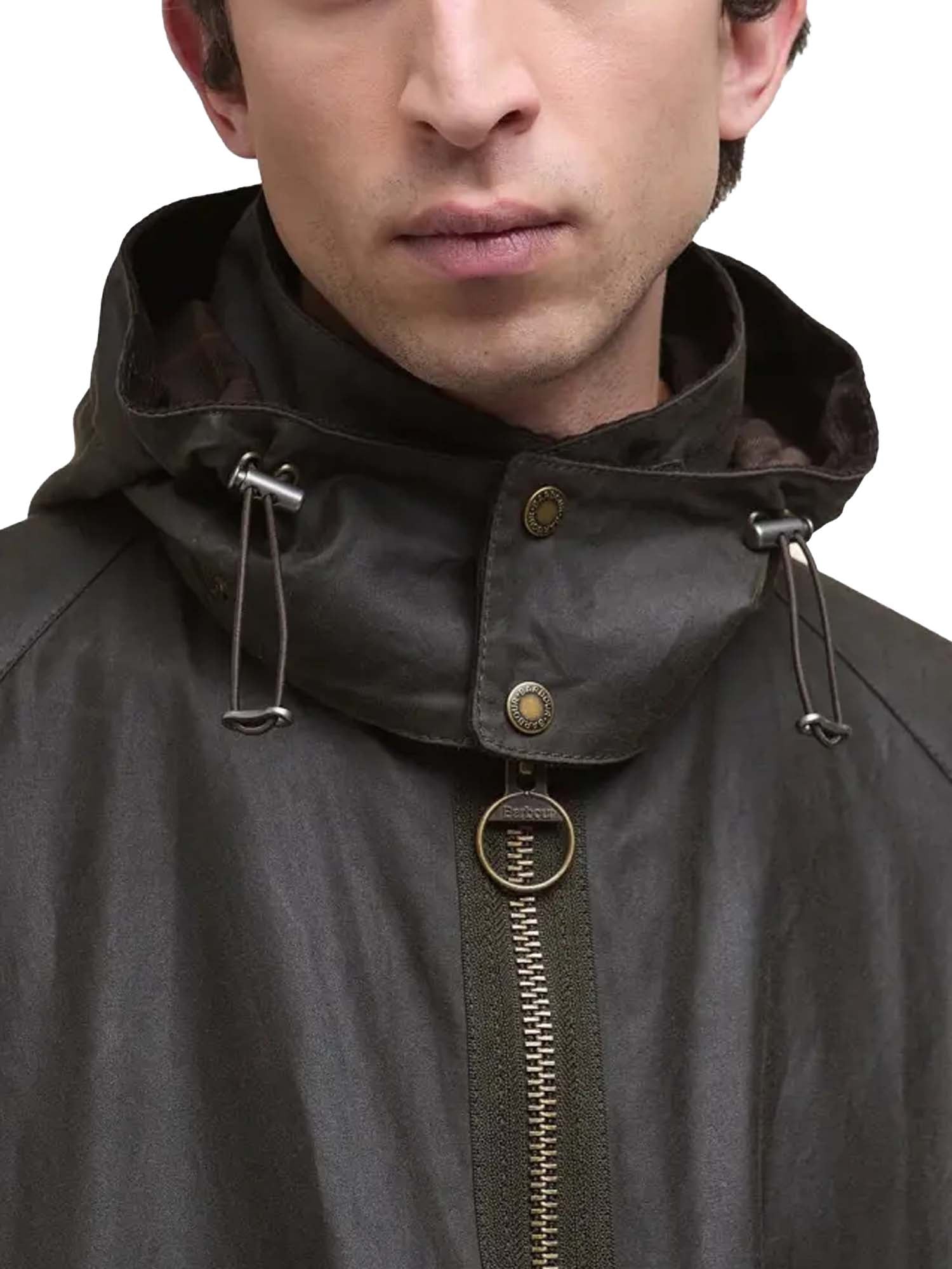 Barbour Giacca cerata Re-Engineered Bardon Spey Verde