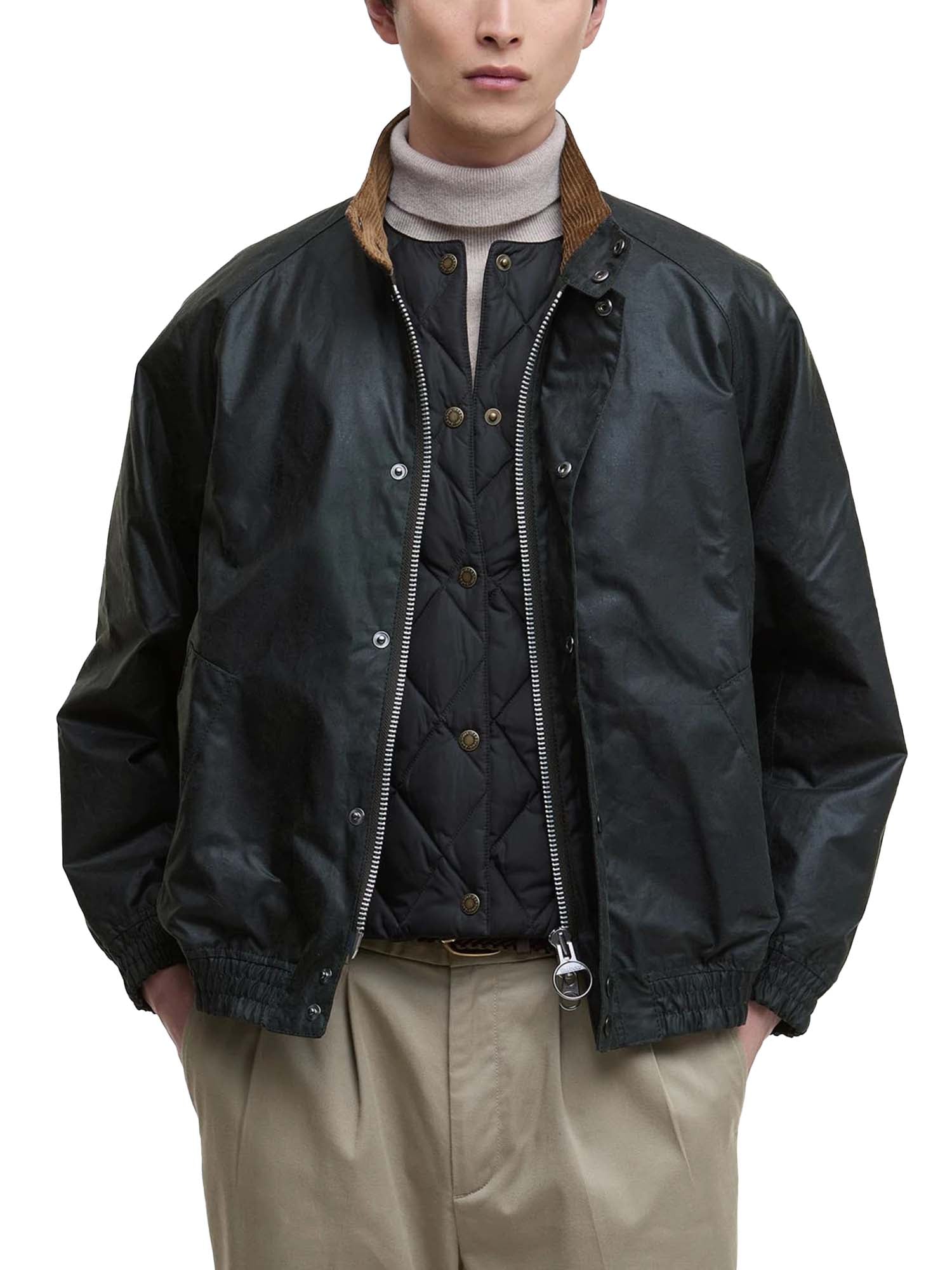 Barbour Giacca cerata Blouson Transport Verde