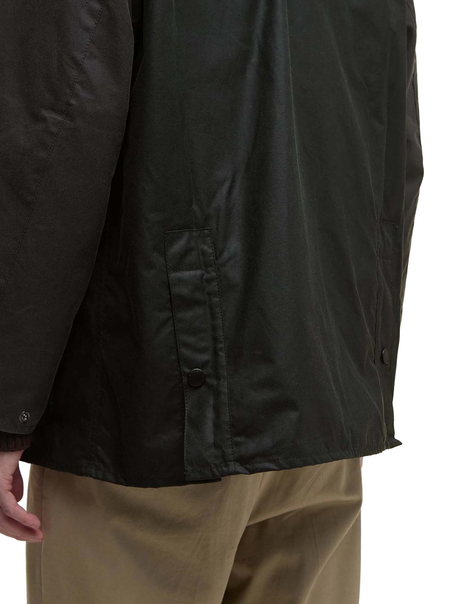 Barbour Giacca cerata Patchwork Bedale oversize Verde