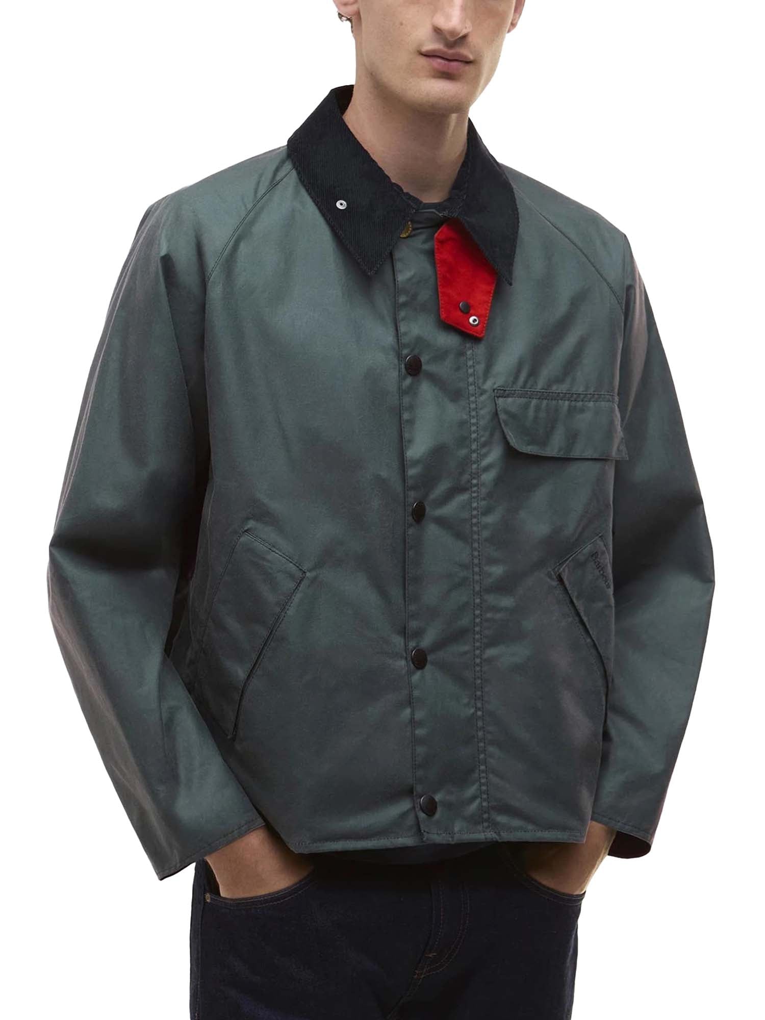 Barbour Giacca cerata Transport - Paul Smith loves Barbour Verde