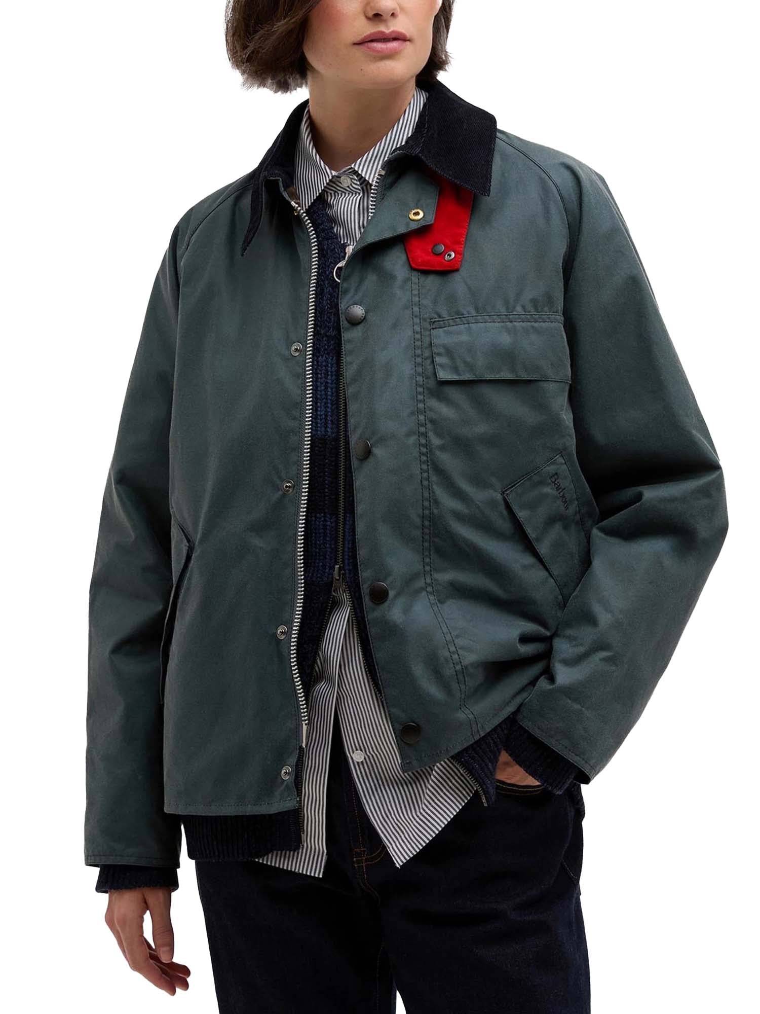 Barbour Giacca cerata Transport - Paul Smith loves Barbour Verde