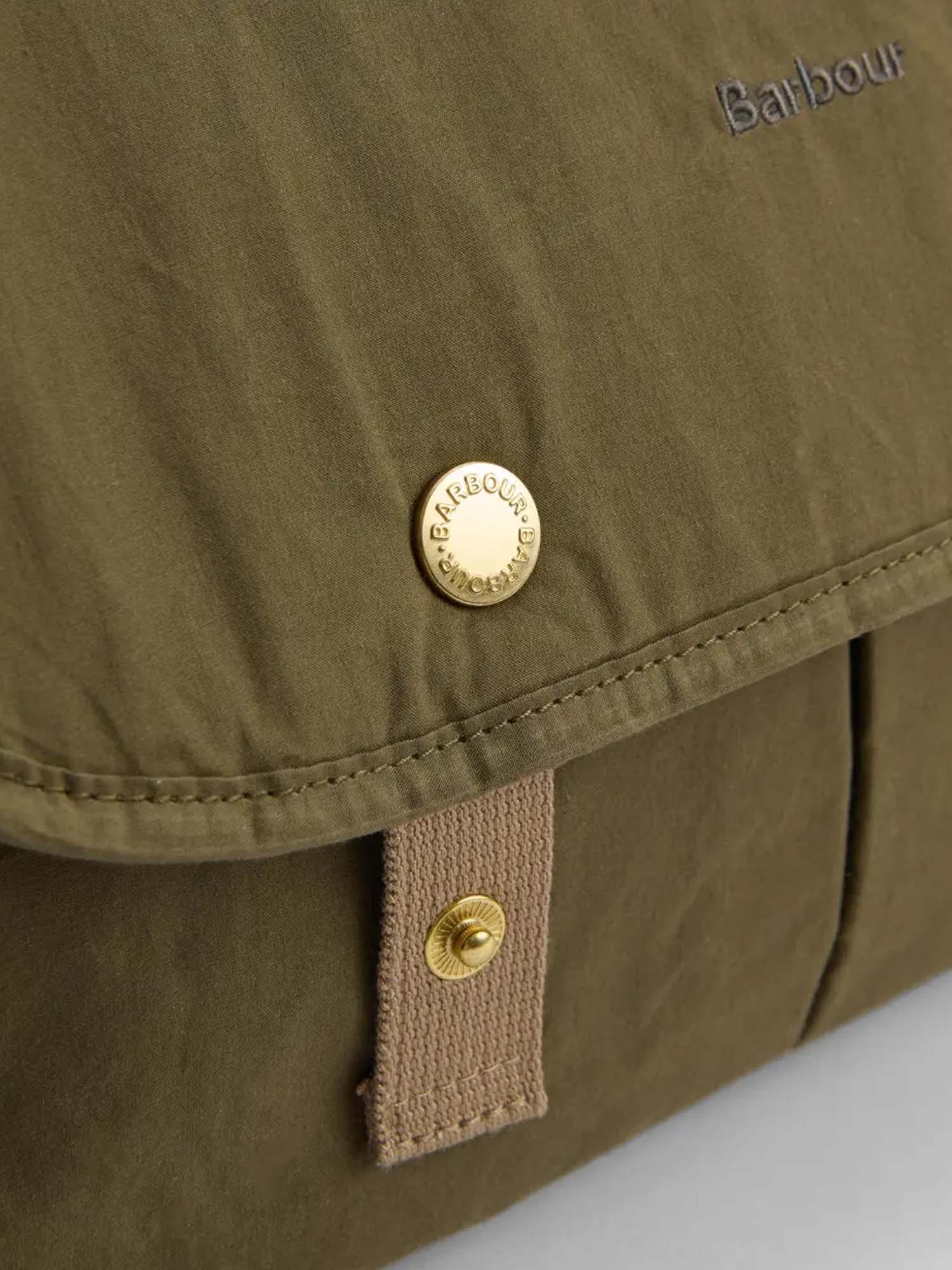 Barbour Borsa a tracolla Transport Riever Verde