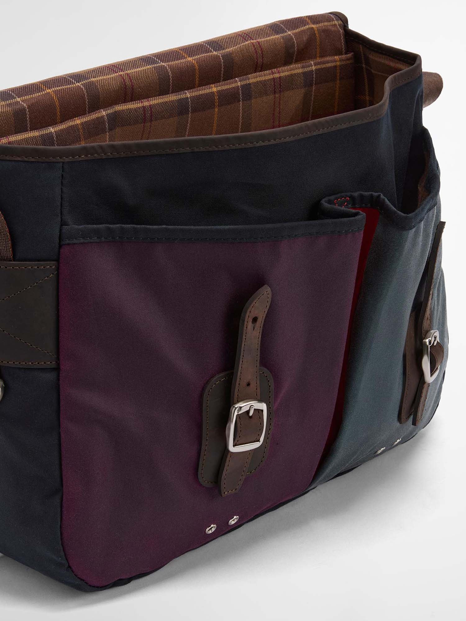 Barbour Borsa cerata Tarras - Paul Smith loves Barbour Blu