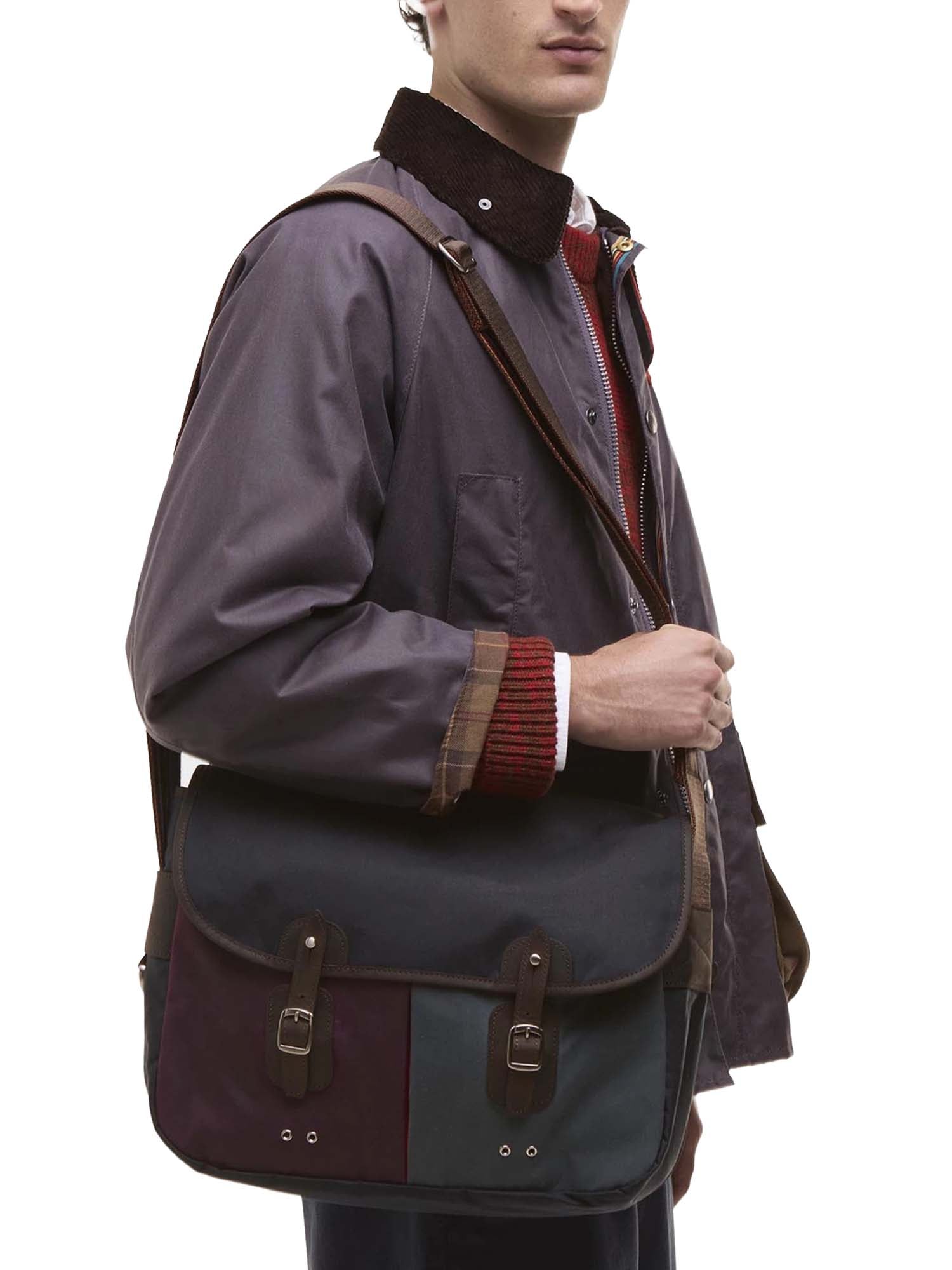 Barbour Borsa cerata Tarras - Paul Smith loves Barbour Blu