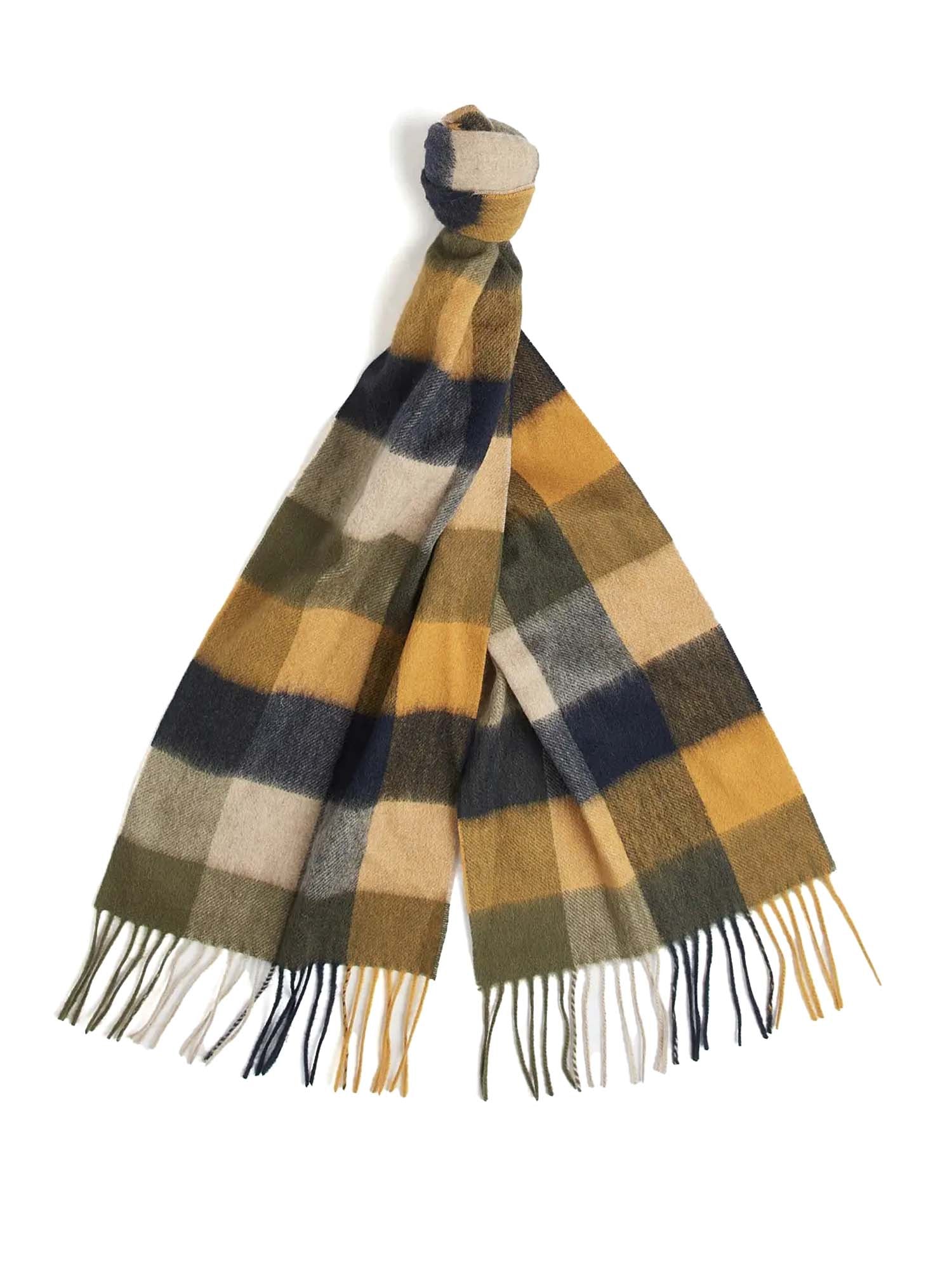 Barbour Sciarpa Tattersall grande Multicolore