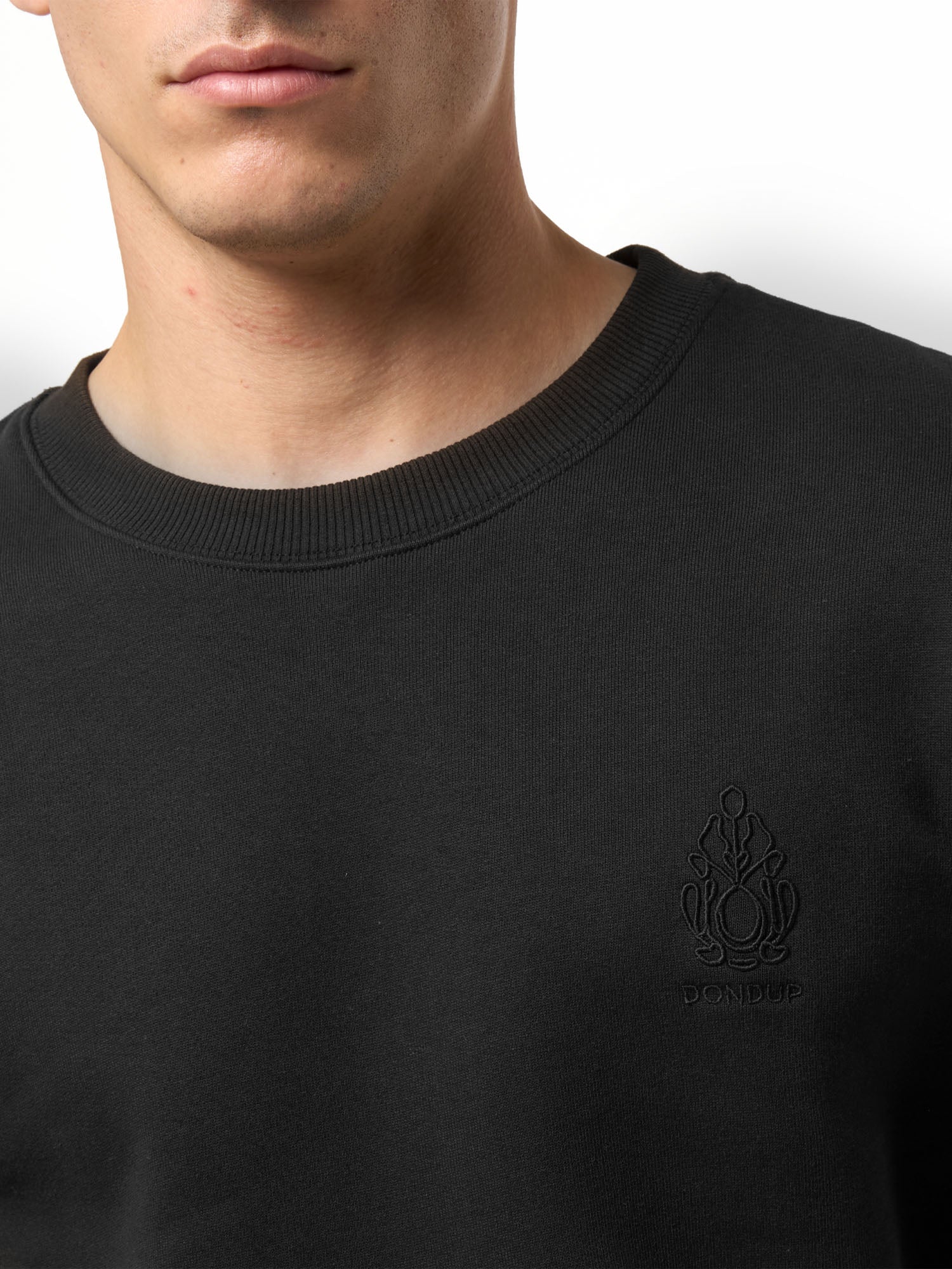 Dondup Felpa Uomo Nero