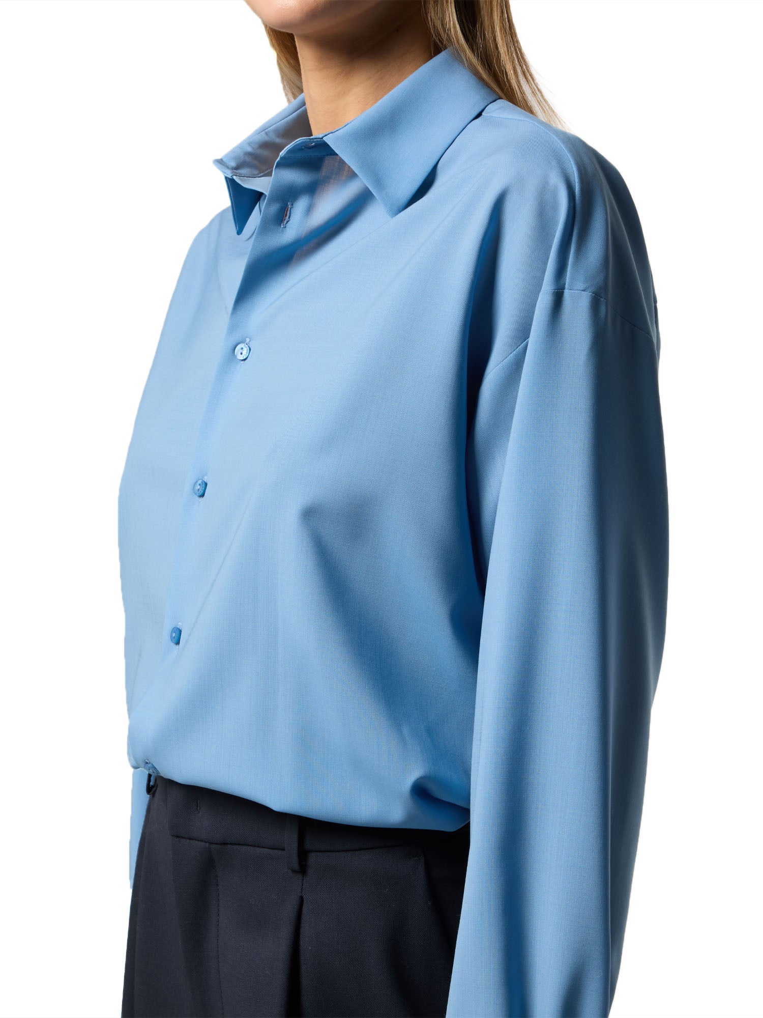 Dondup Camicia Donna Azzurro