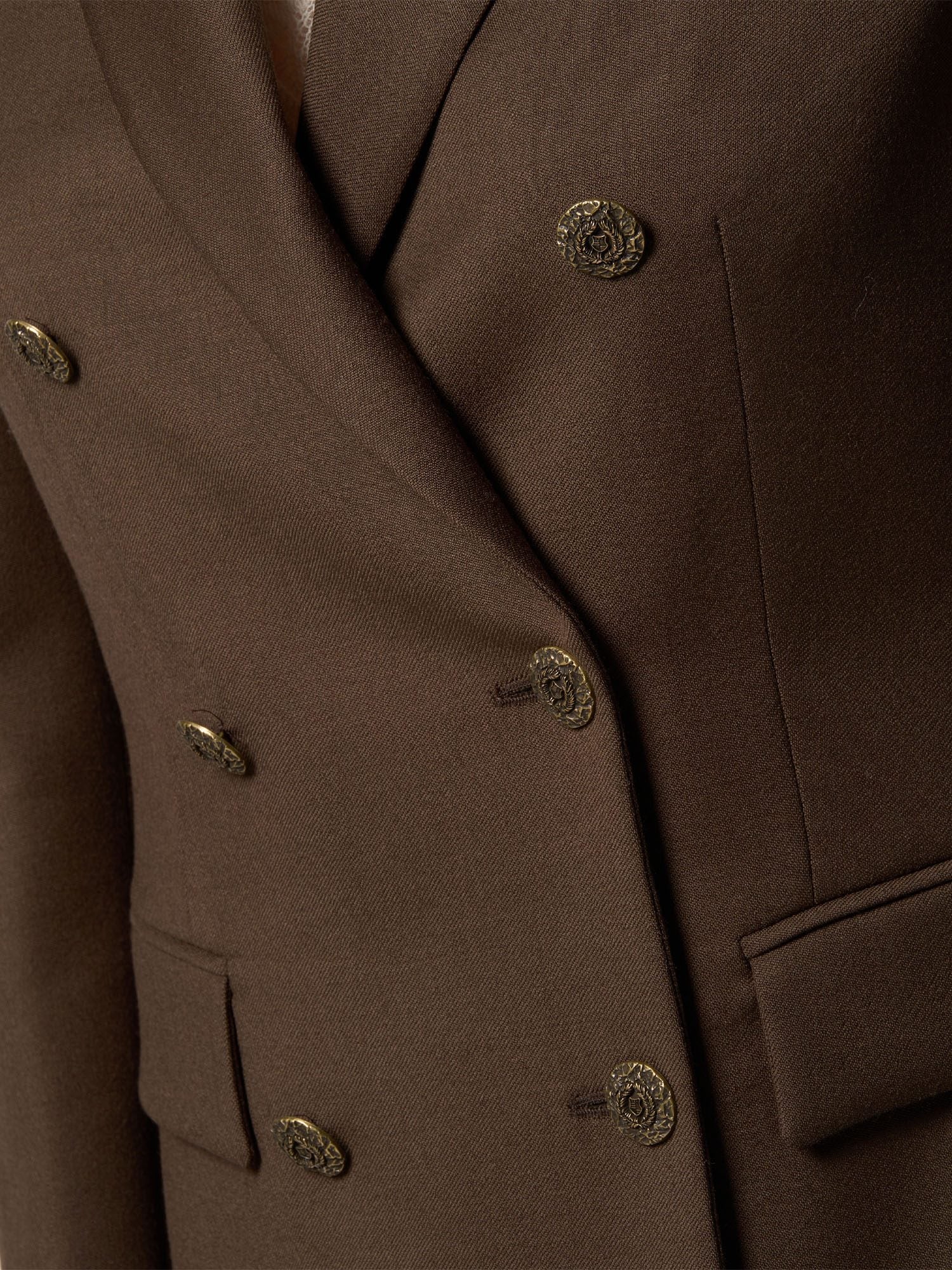 Dondup Blazer Donna Marrone