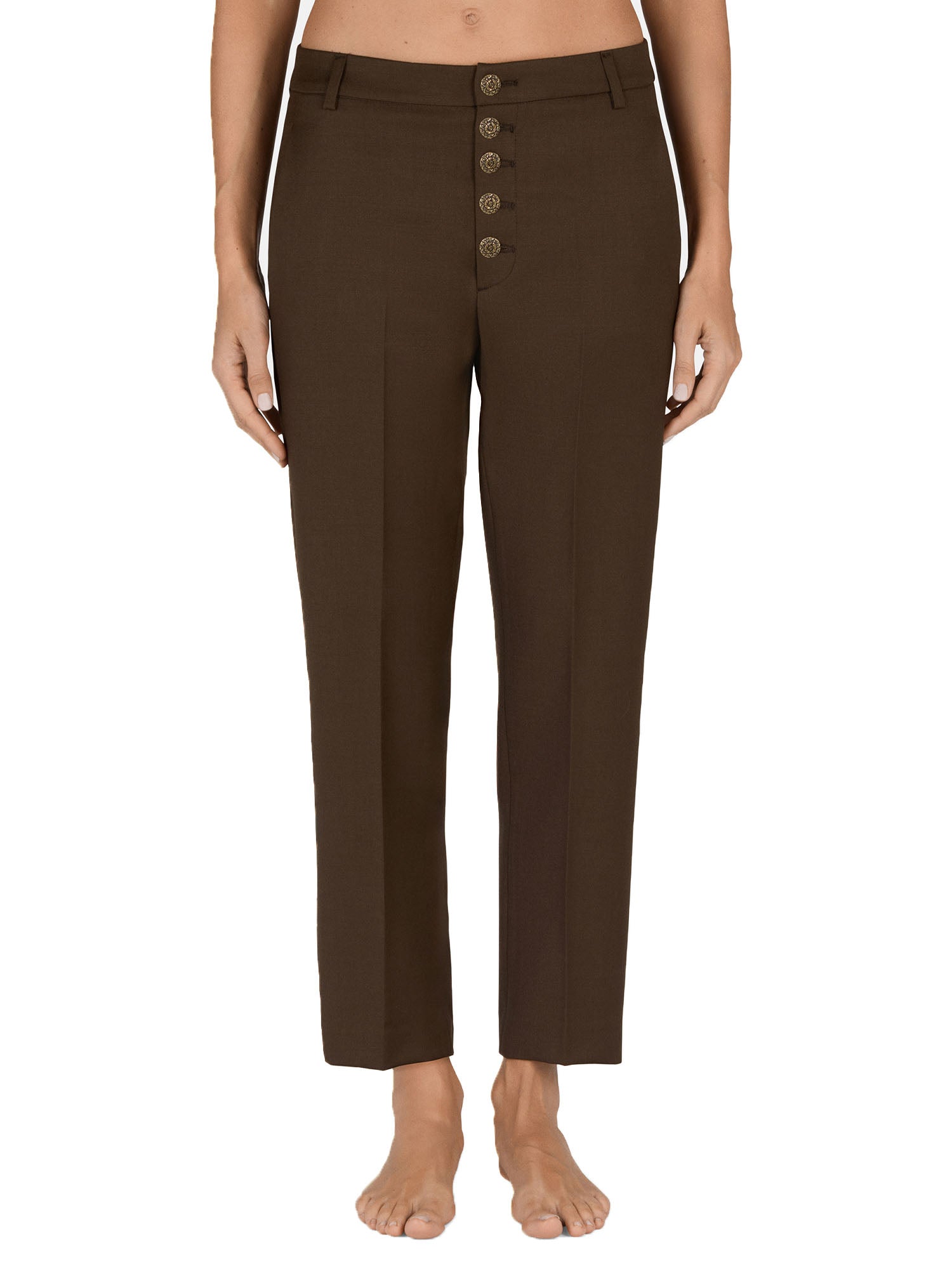 Dondup Pantaloni Nima Marrone