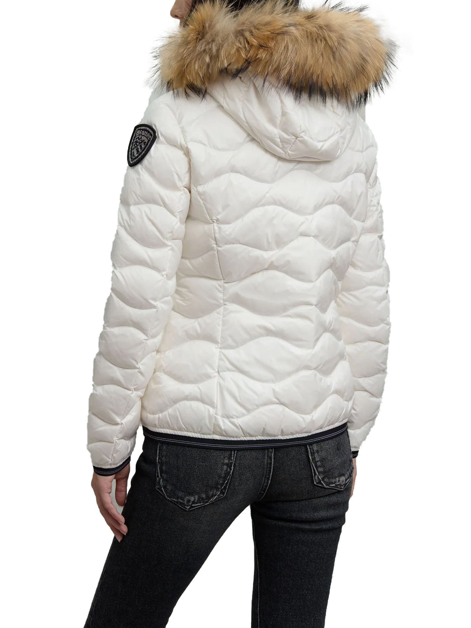 Blauer Giacca Aldie Bianco