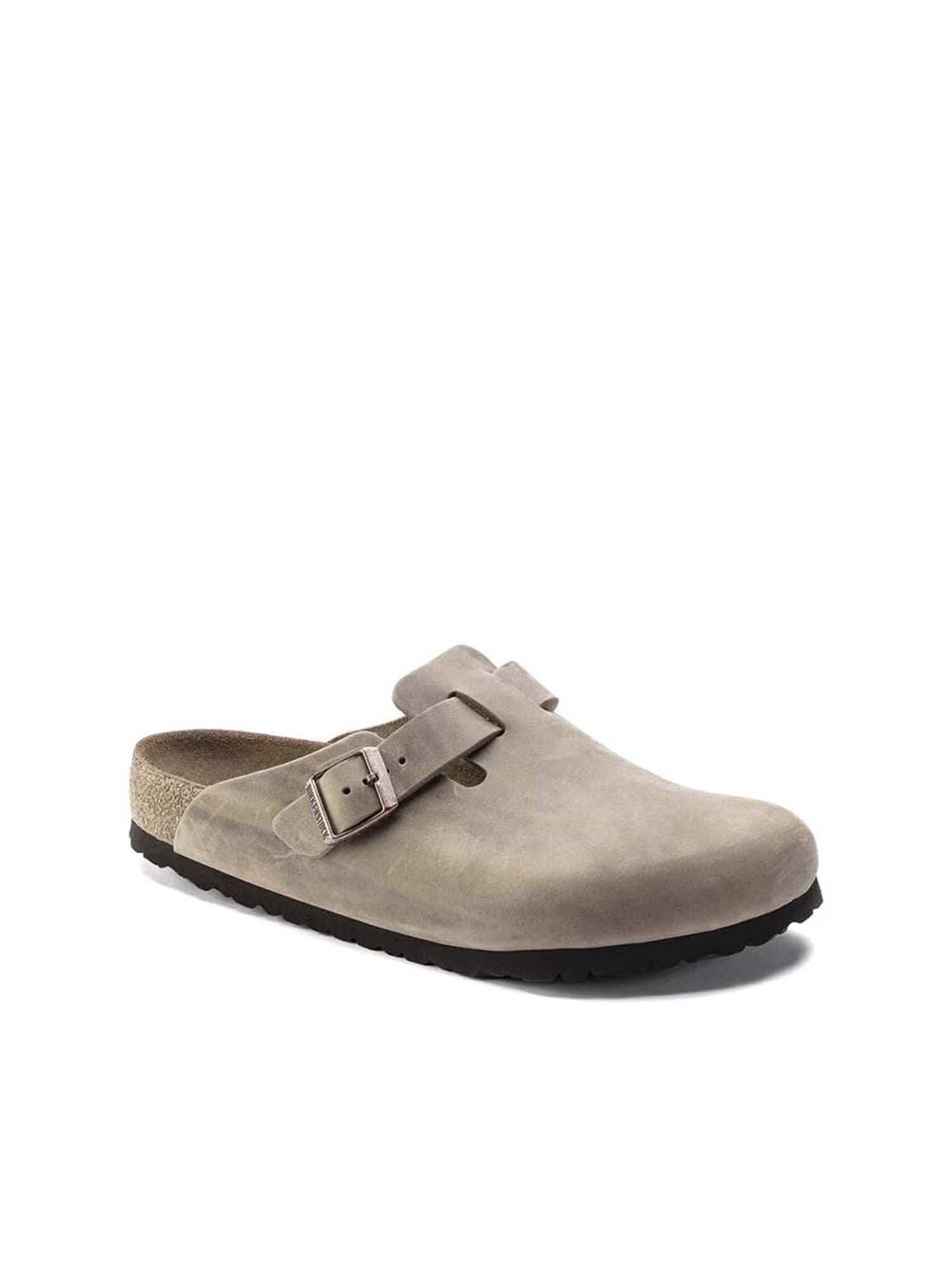 Birkenstock Boston plantare morbido (Pelle Oliata) Marrone