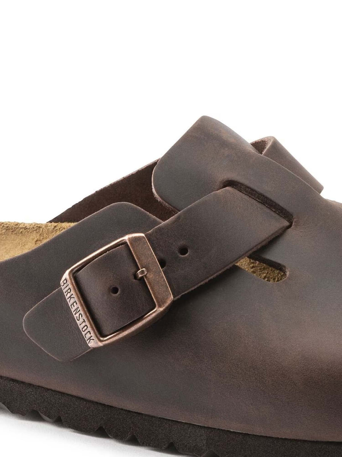 Birkenstock Boston (Pelle oliata) Marrone