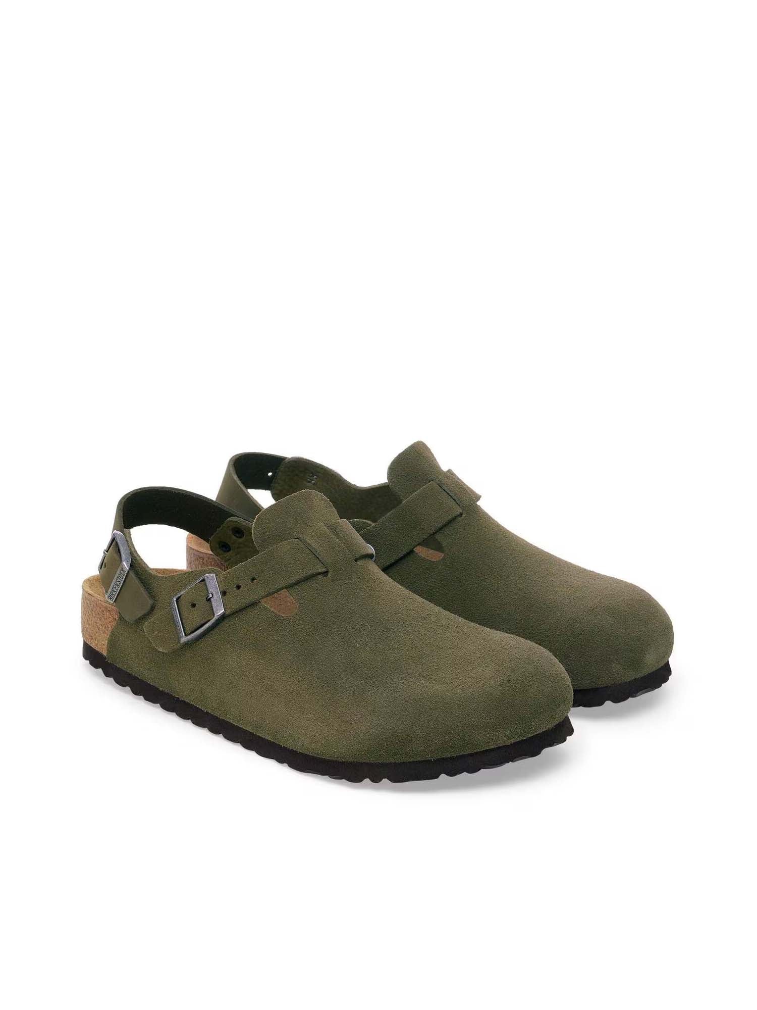 Birkenstock Tokio (Pelle scamosciata) Verde