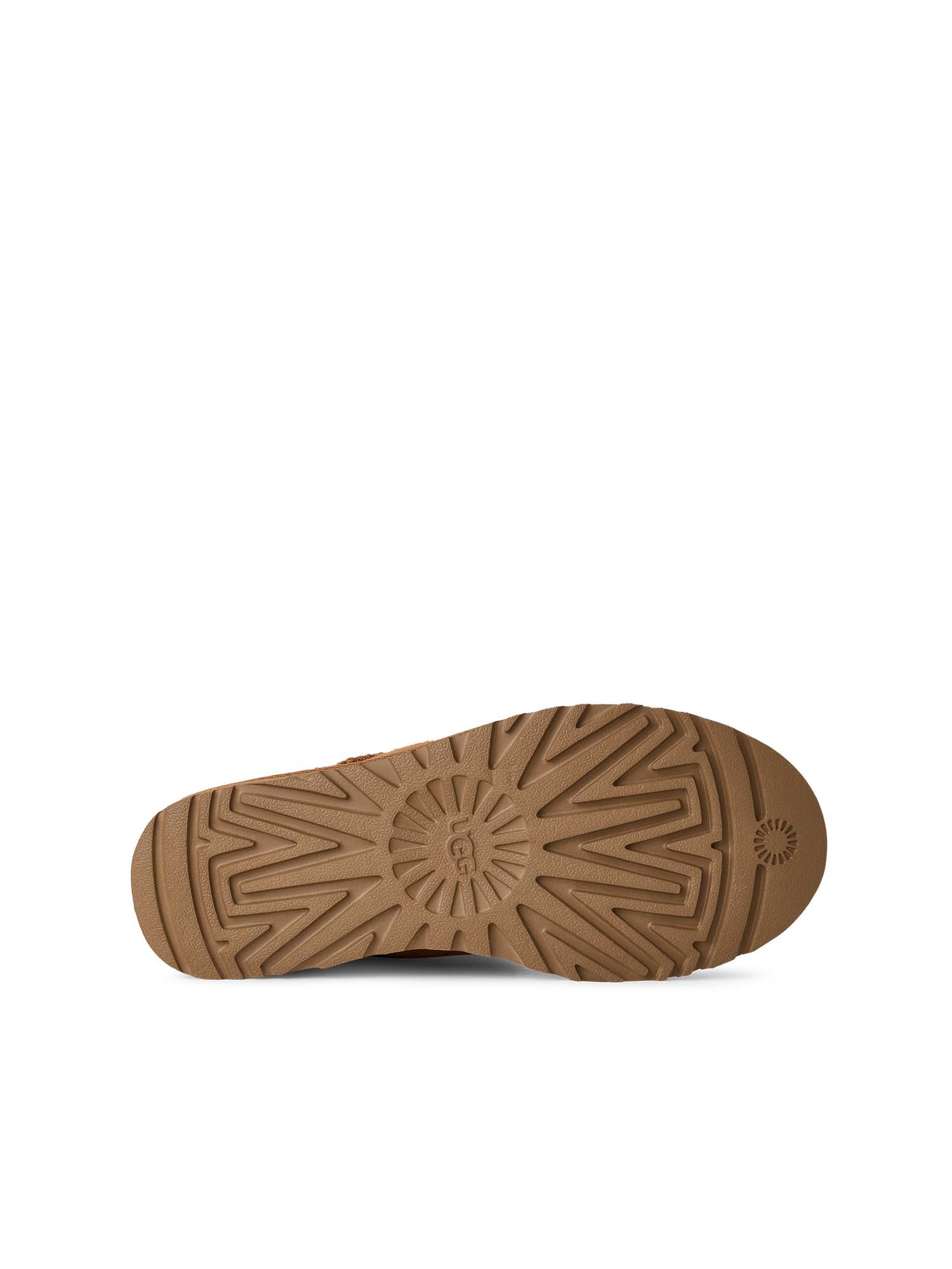 Ugg Stivali Classic Bailey Tie Leather Donna Marrone