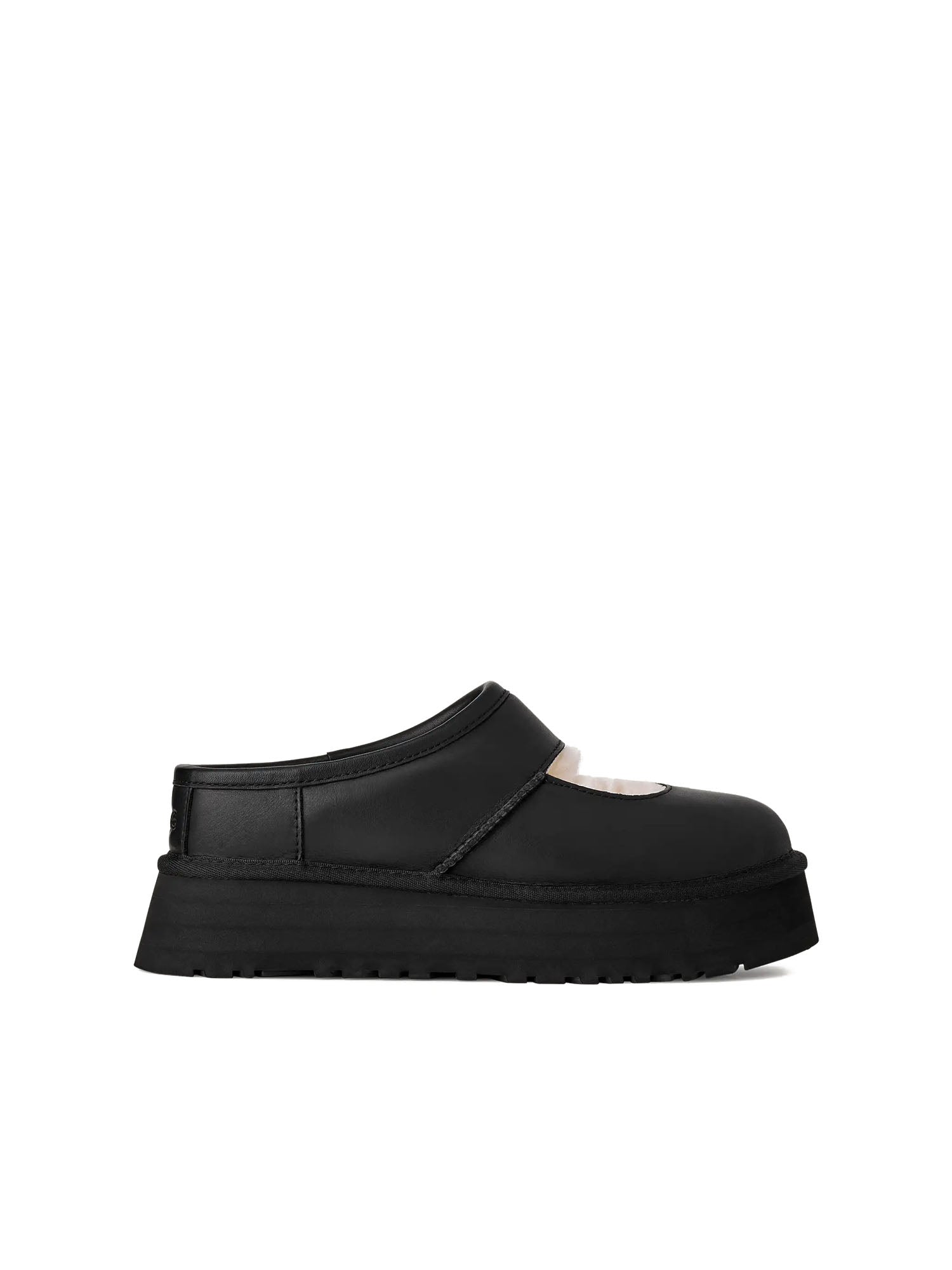 Ugg Bea Mary Jane Pelle Donna Nero