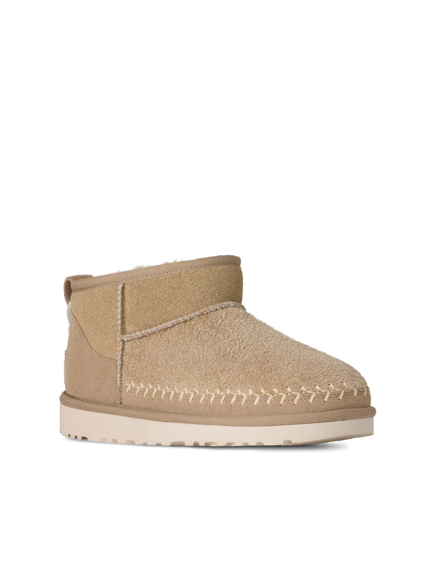 Ugg Stivali Classic Ultra Mini Biarritz da Donna Beige