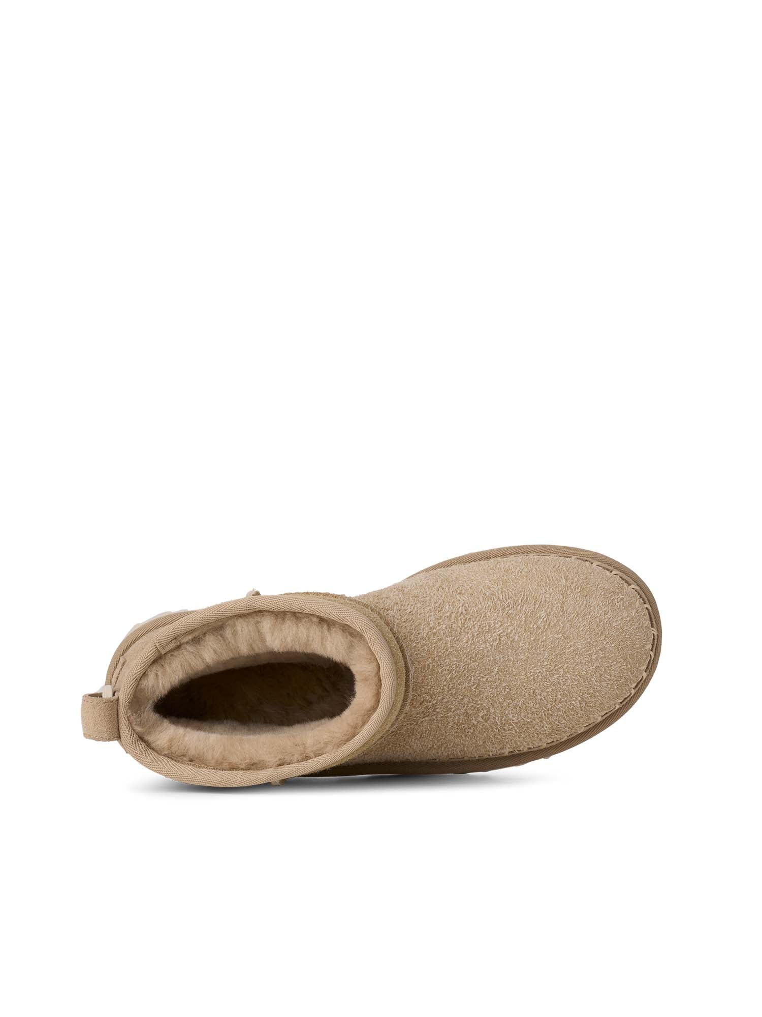 Ugg Stivali Classic Ultra Mini Biarritz da Donna Beige