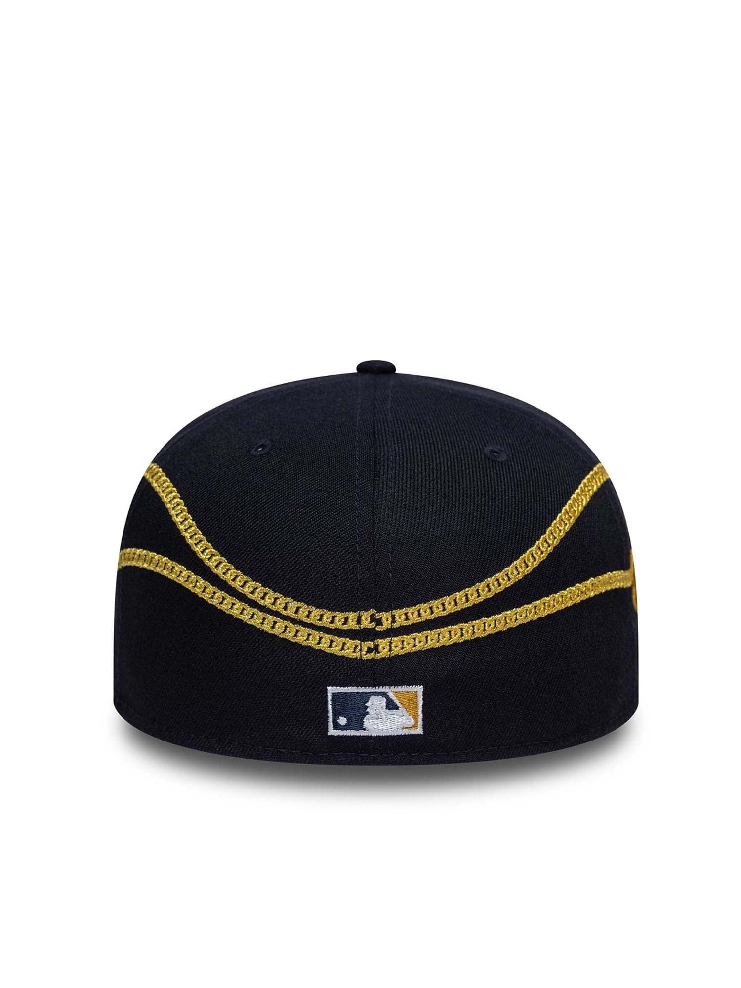 New Era Cappellino 59FIFTY Fitted New York Yankees MLB Chain Wrap Blu