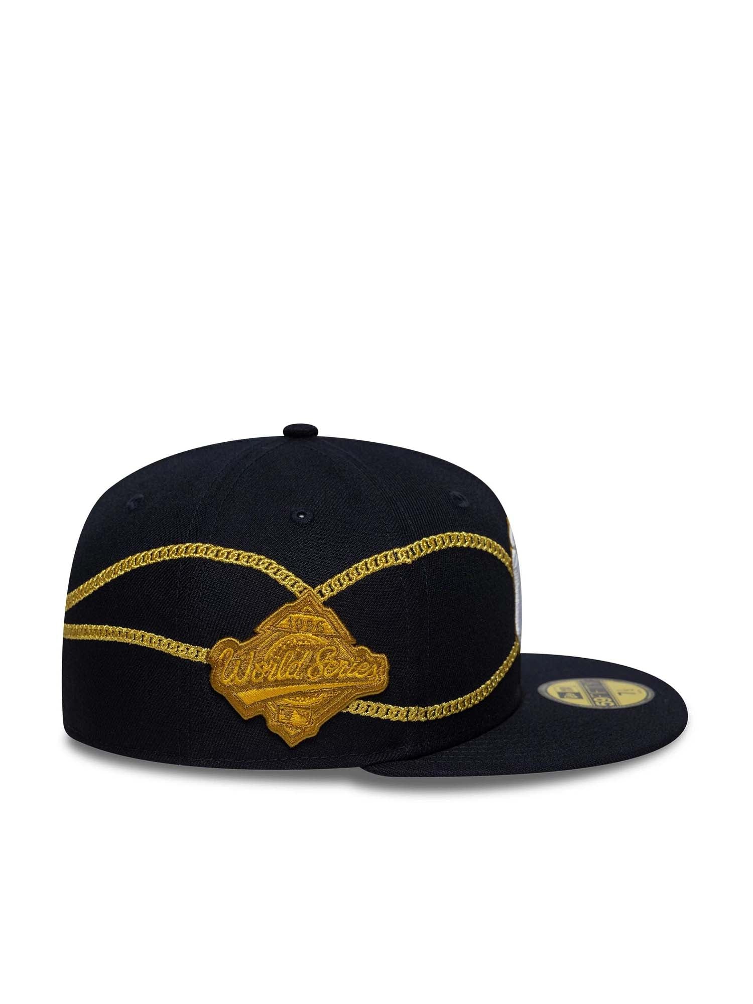 New Era Cappellino 59FIFTY Fitted New York Yankees MLB Chain Wrap Blu