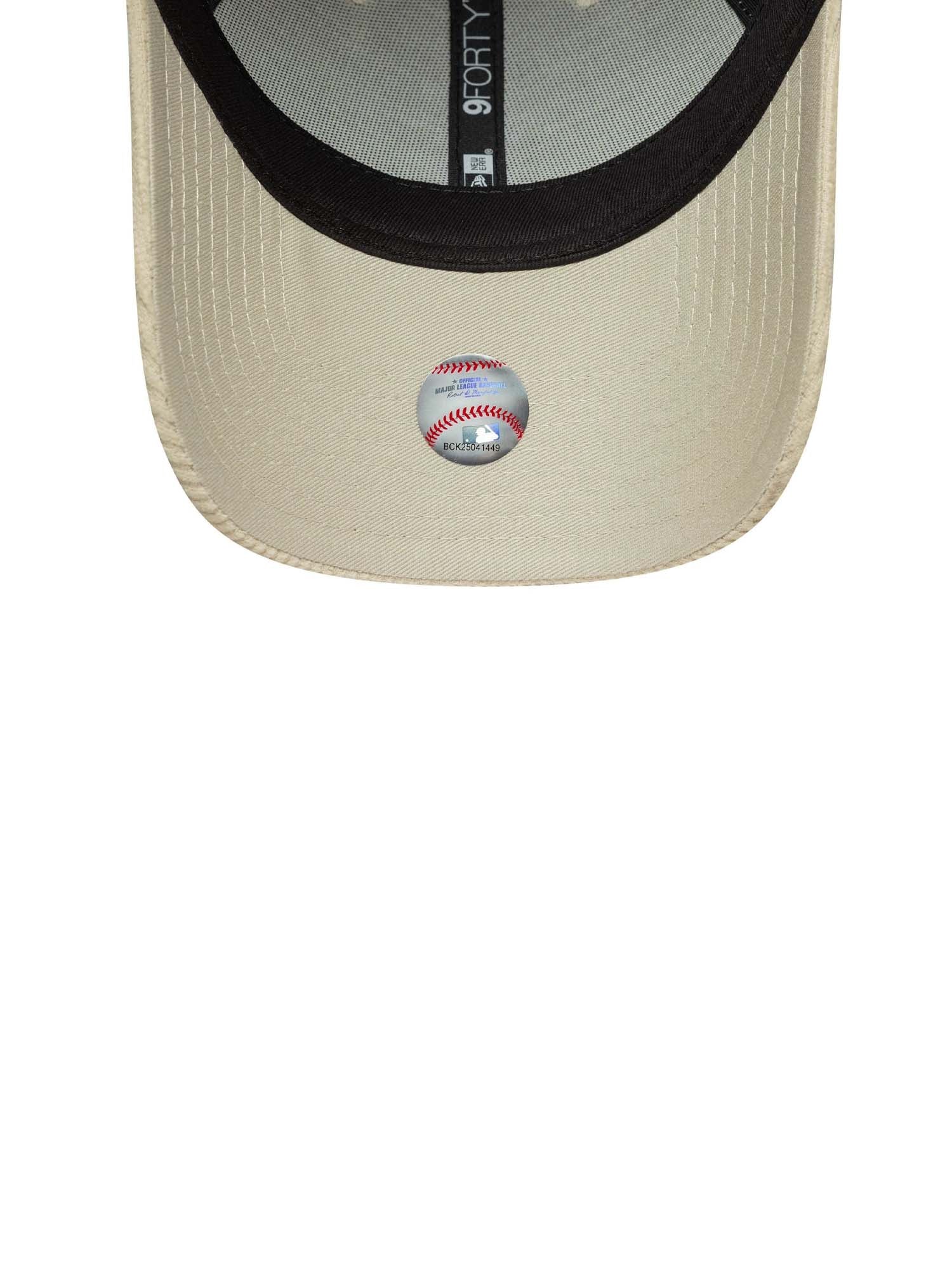 New Era Cappellino 9FORTY New York Yankees MLB Cord Donna Bianco