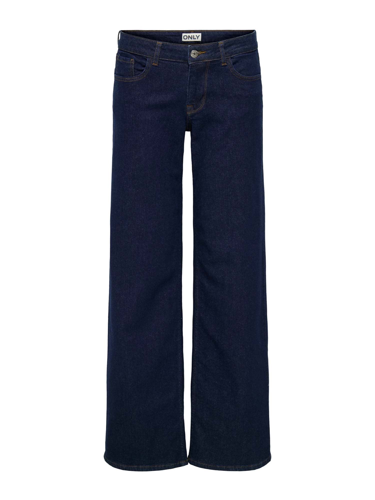 Only Jeans ONLJUDY-O Vita bassa Wide Leg Fit Blu
