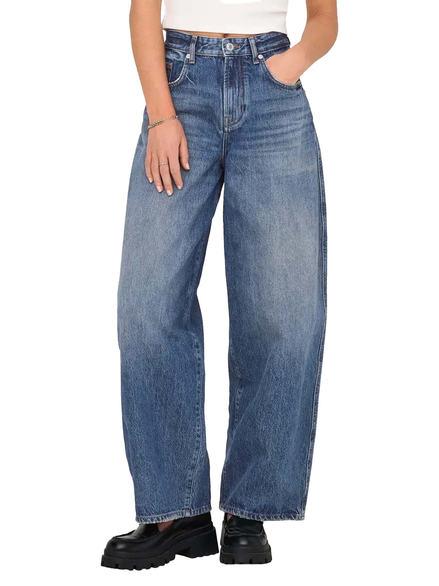Only Jeans Taylor Hw Barrel Blu