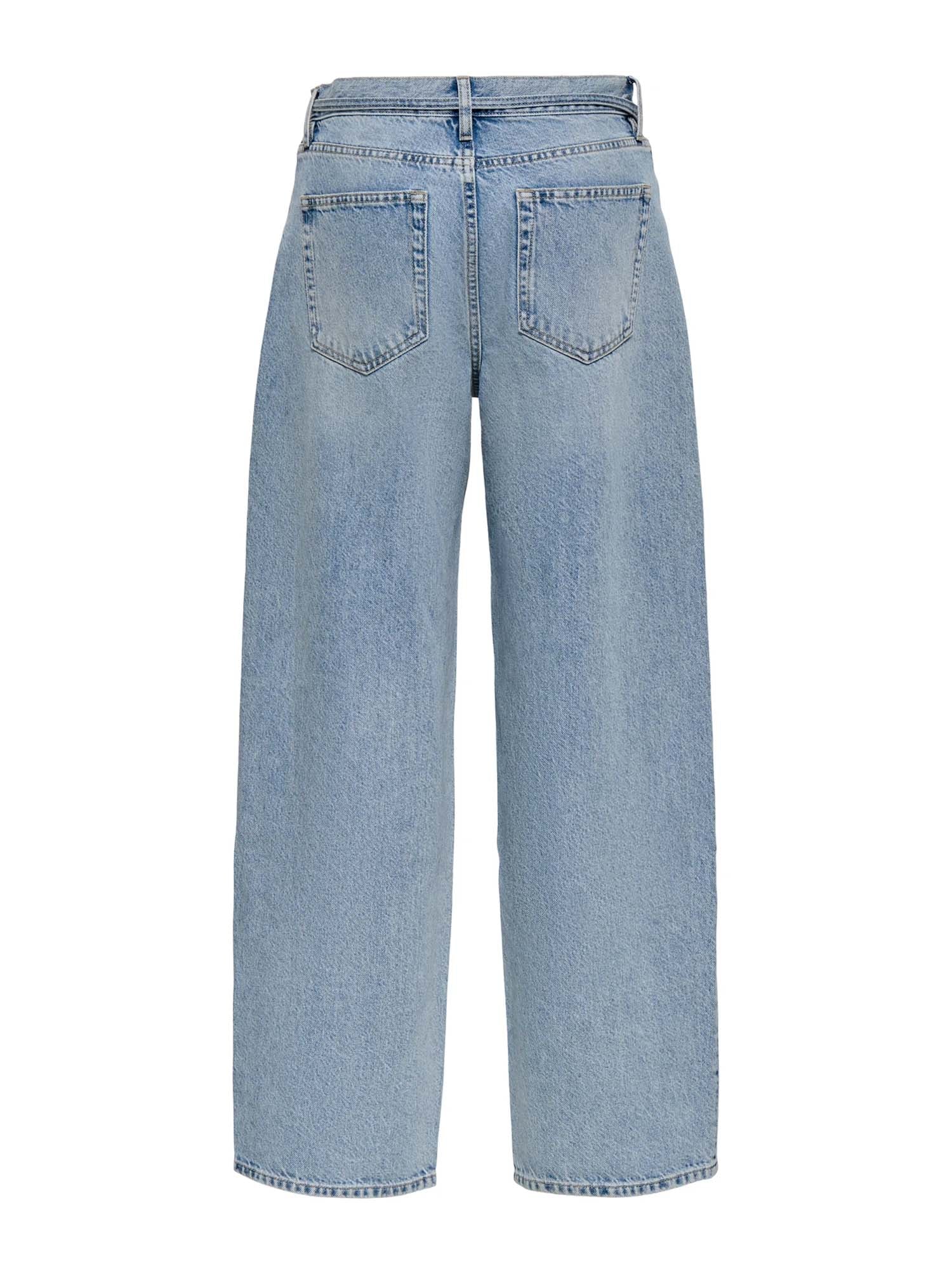 Only Jeans ONLGIANNA Vita media Balloon Fit Azzurro