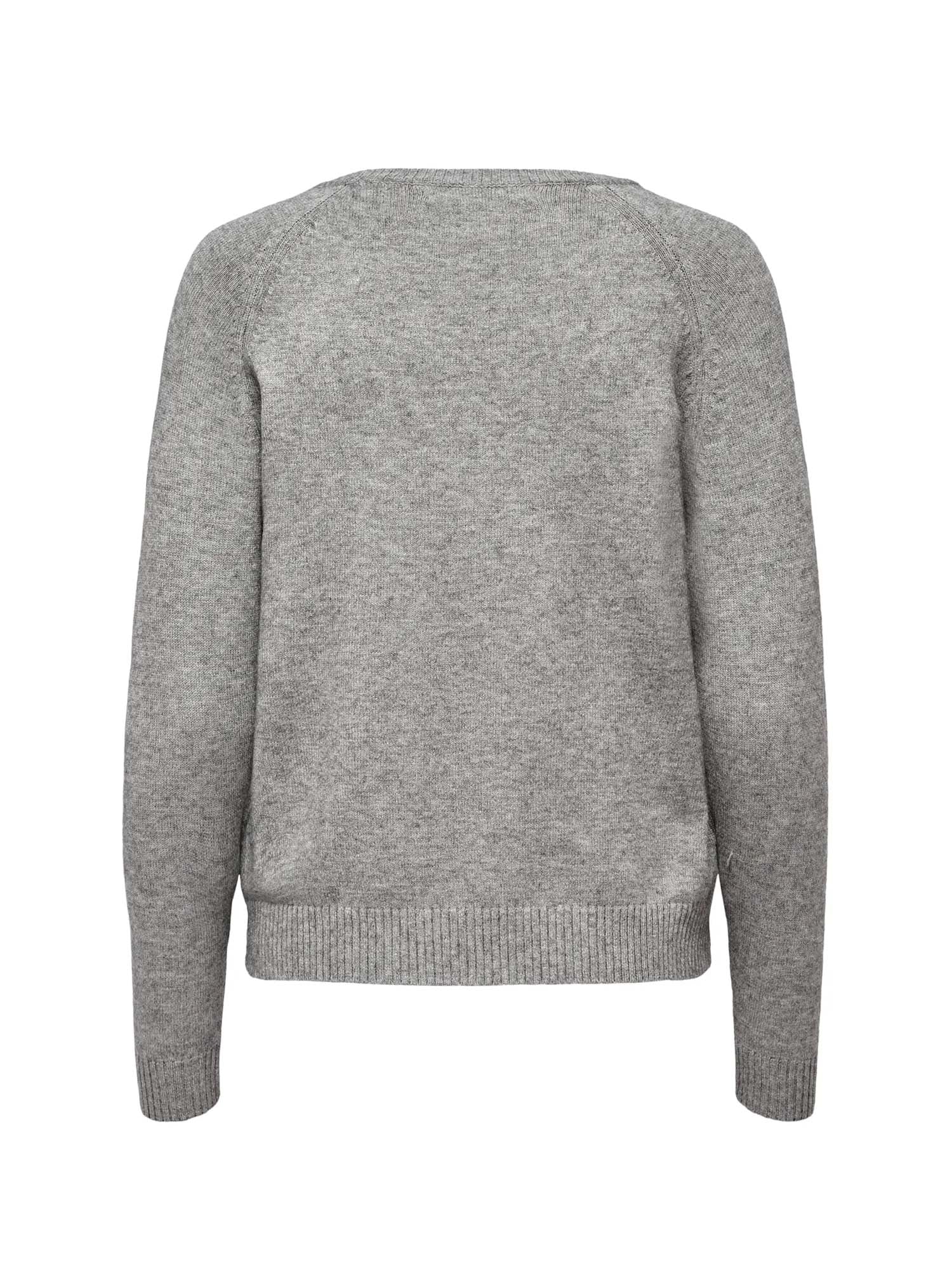 Only Maglione Lesly Kings Life L/S Grigio