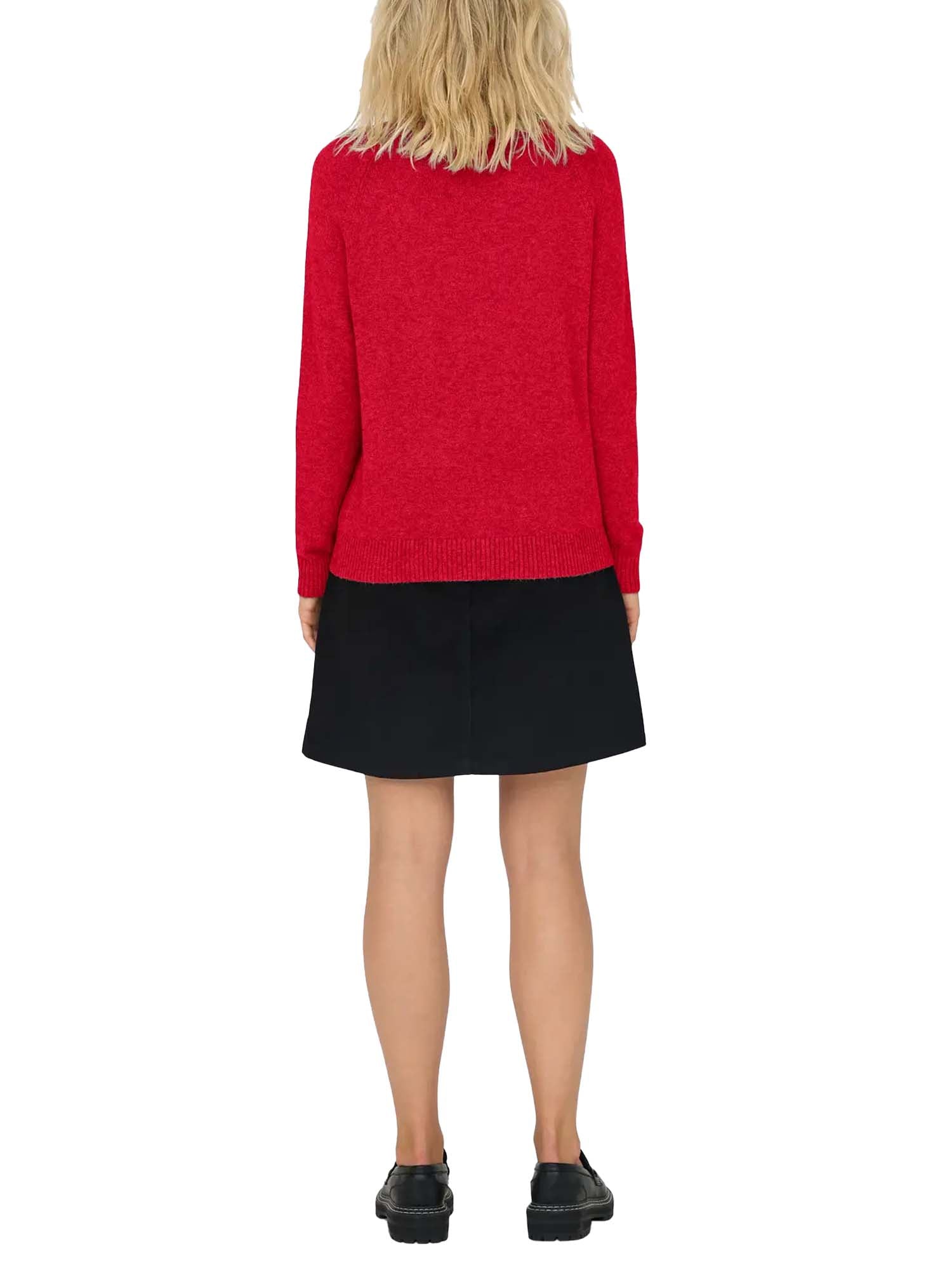 Only Maglione Lesly Kings Life L/S Rosso