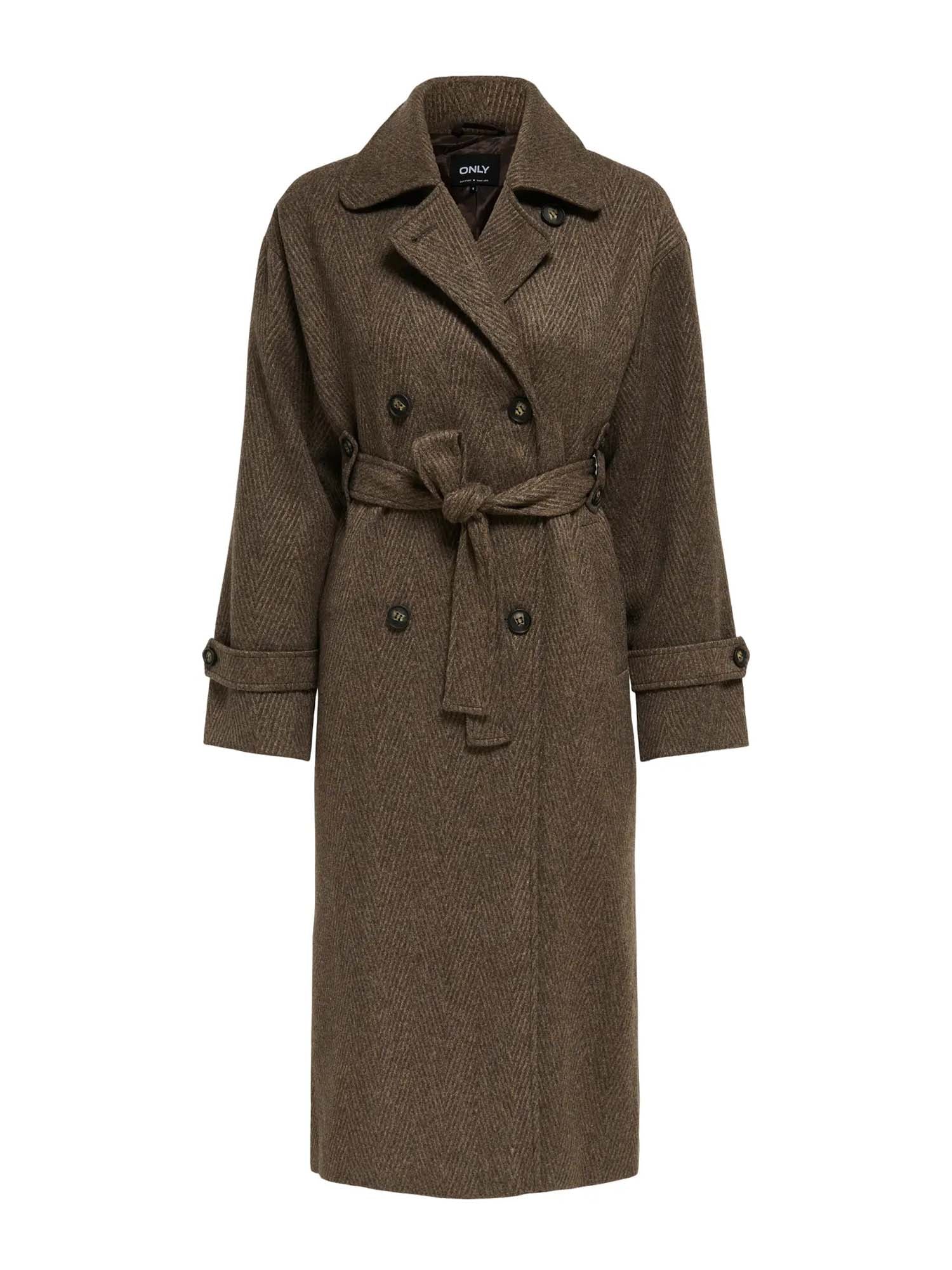 Only Gina Life Coat Marrone